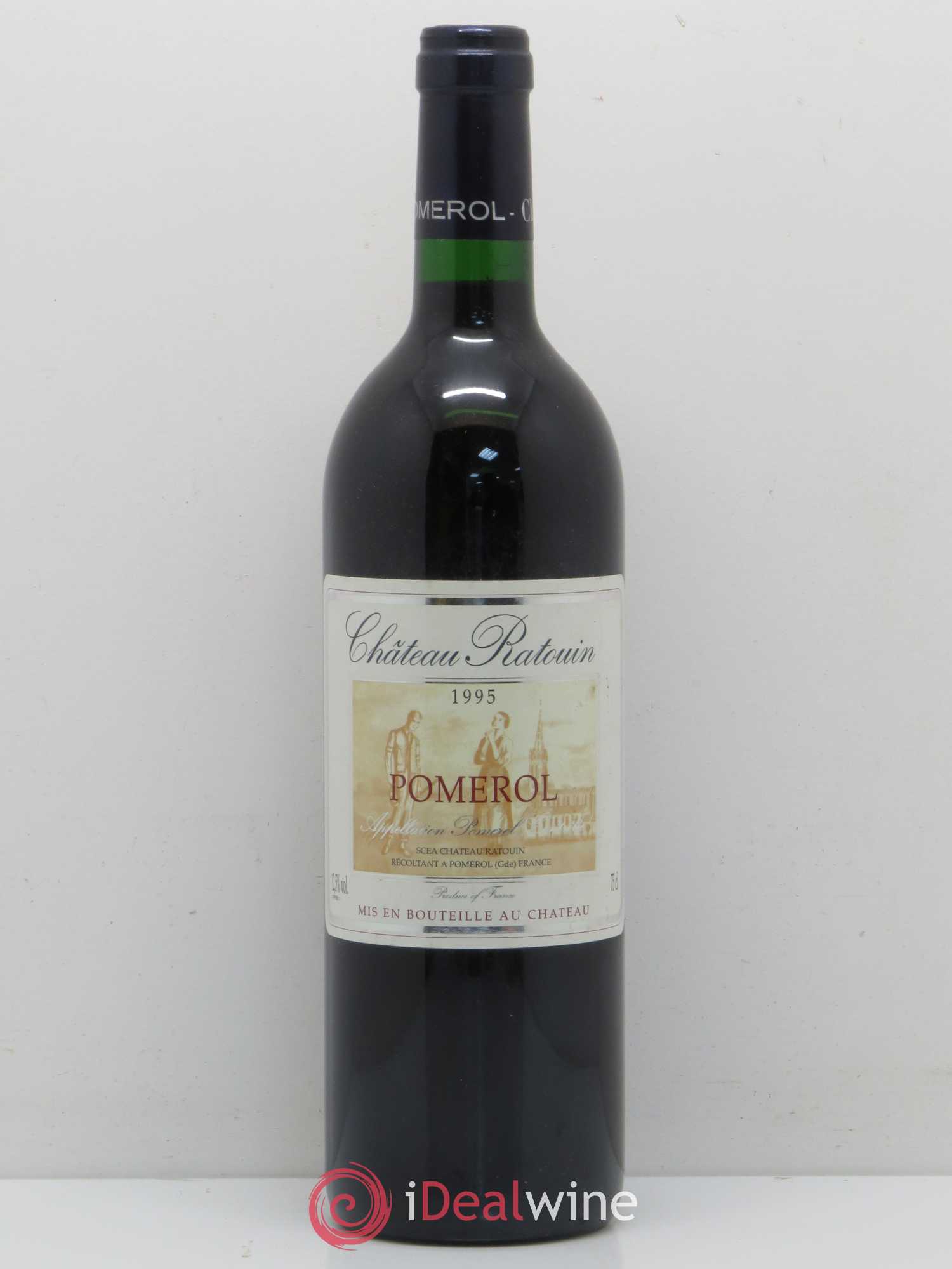 Pomerol Château Ratouin 1995 - Lot de 1 bouteille - 0