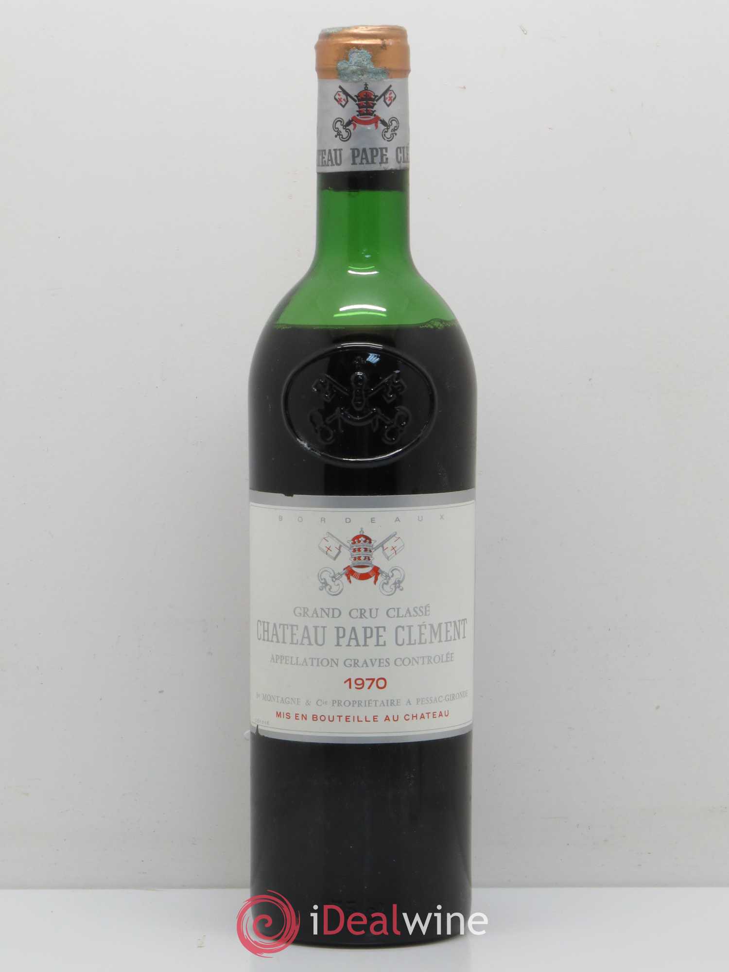 Château Pape Clément Cru Classé de Graves 1970 - Lot de 1 bouteille - 0