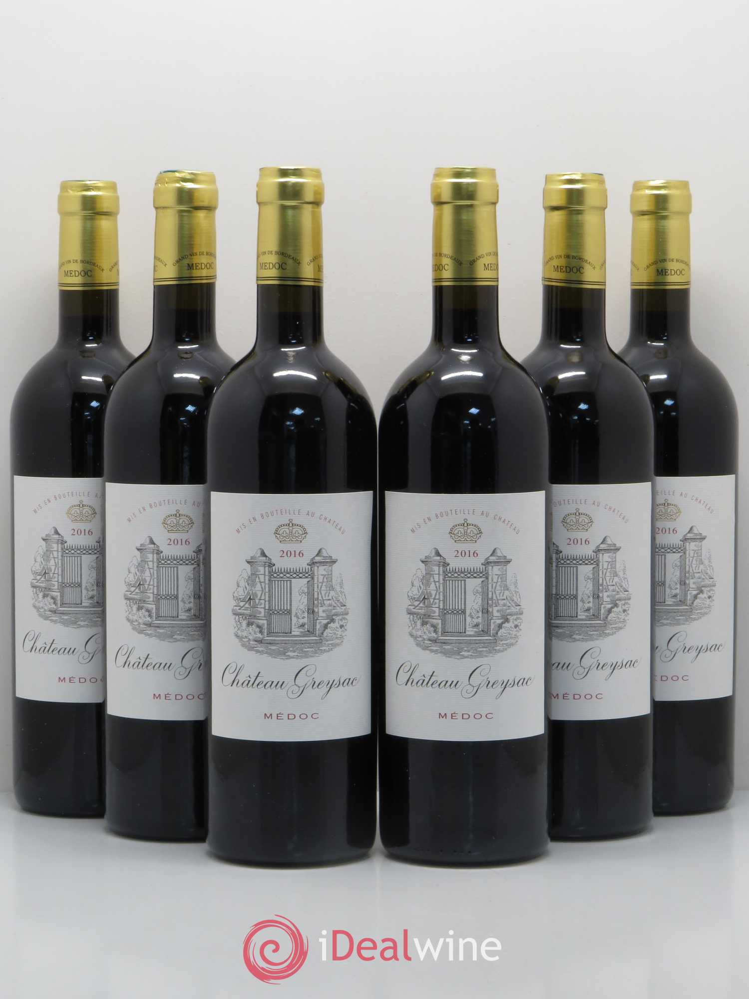 Château Greysac Cru Bourgeois 2016 - Lot de 6 bouteilles - 0