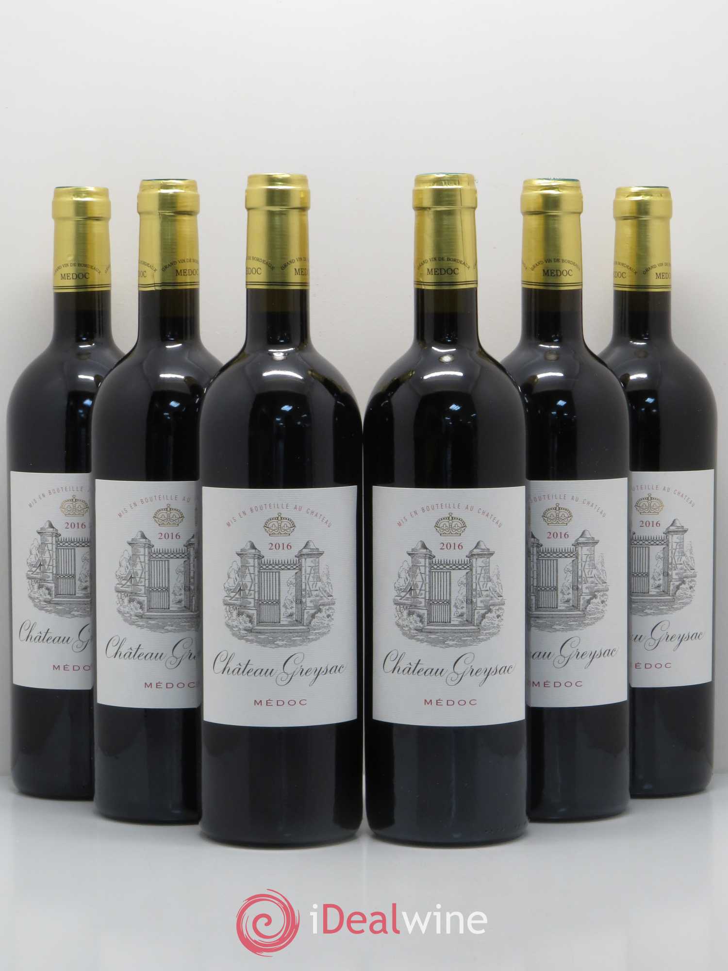 Château Greysac Cru Bourgeois 2016 - Lot de 6 bouteilles - 0