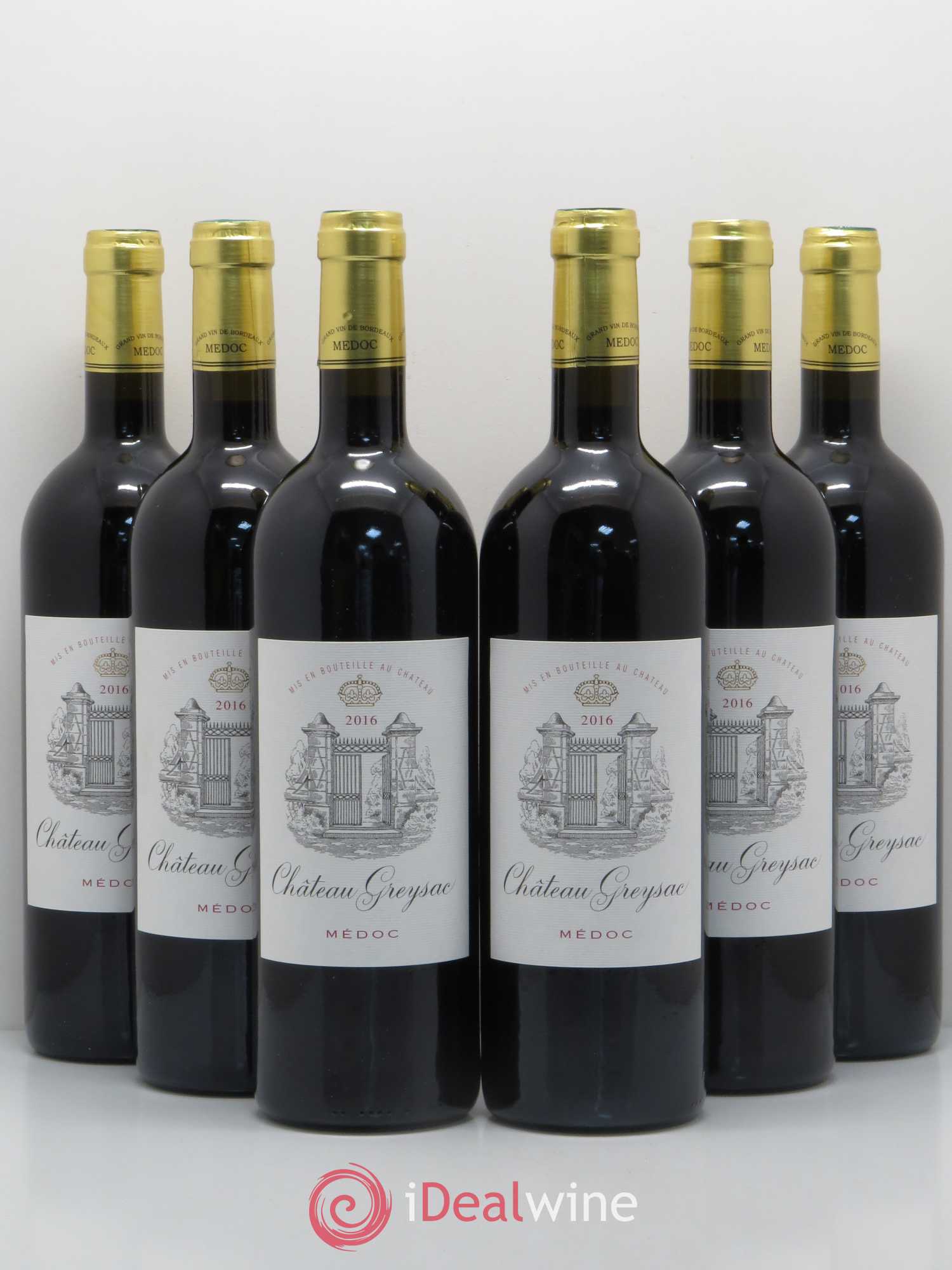 Château Greysac Cru Bourgeois 2016 - Lot de 6 bouteilles - 0