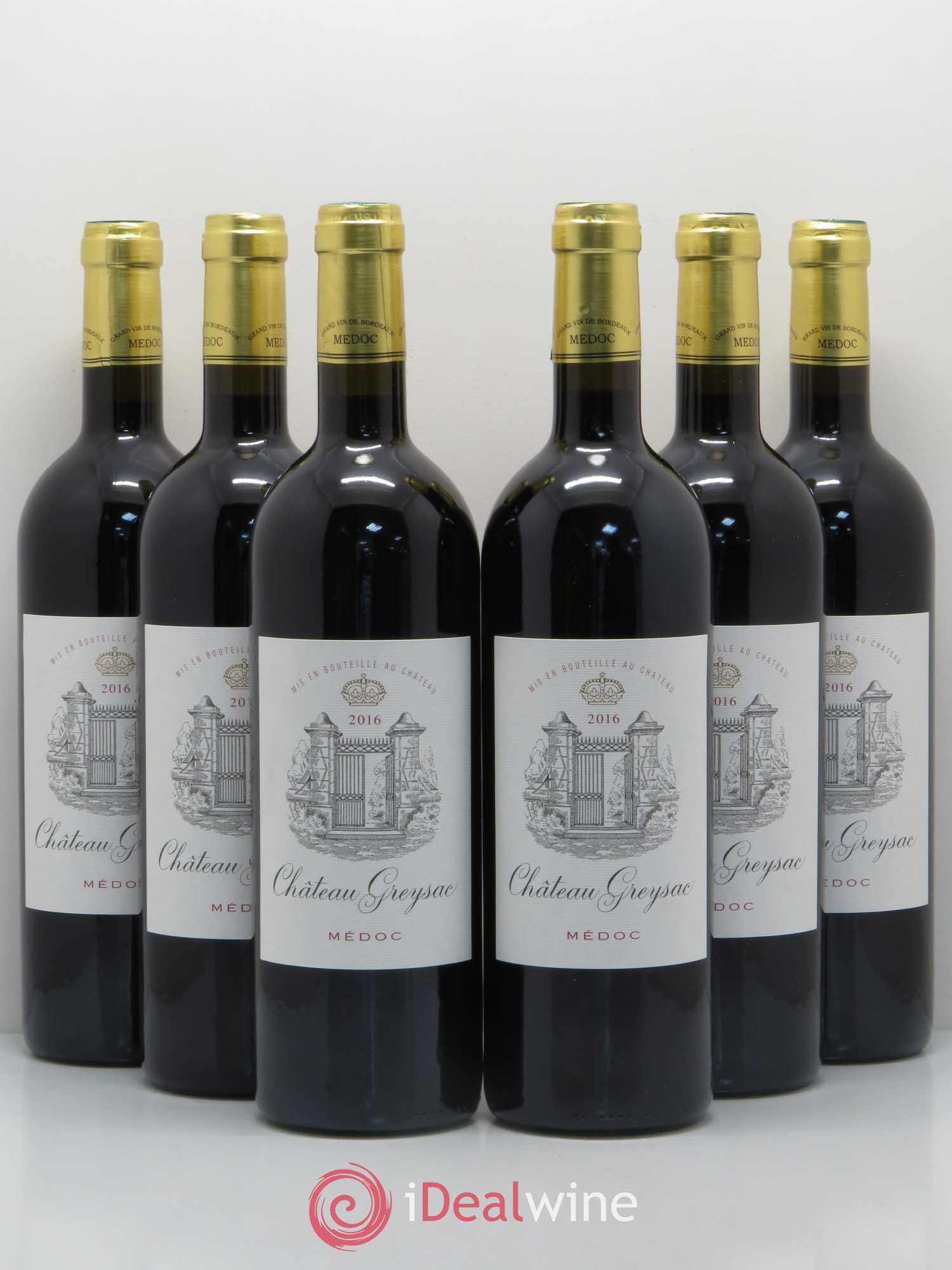 Château Greysac Cru Bourgeois 2016 - Lot de 6 bouteilles - 0