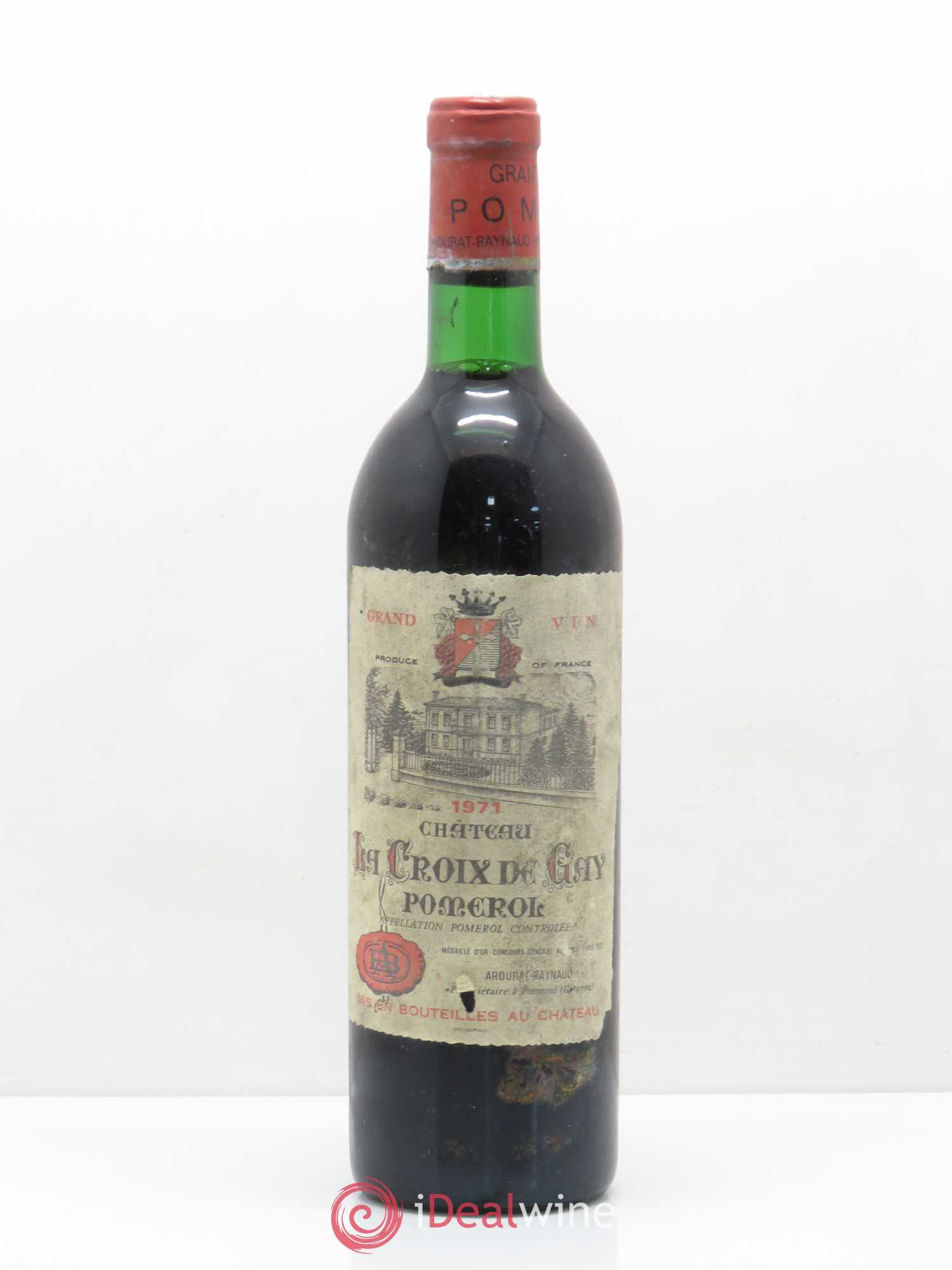 Château la Croix de Gay 1971 - Lot de 1 bouteille - 0