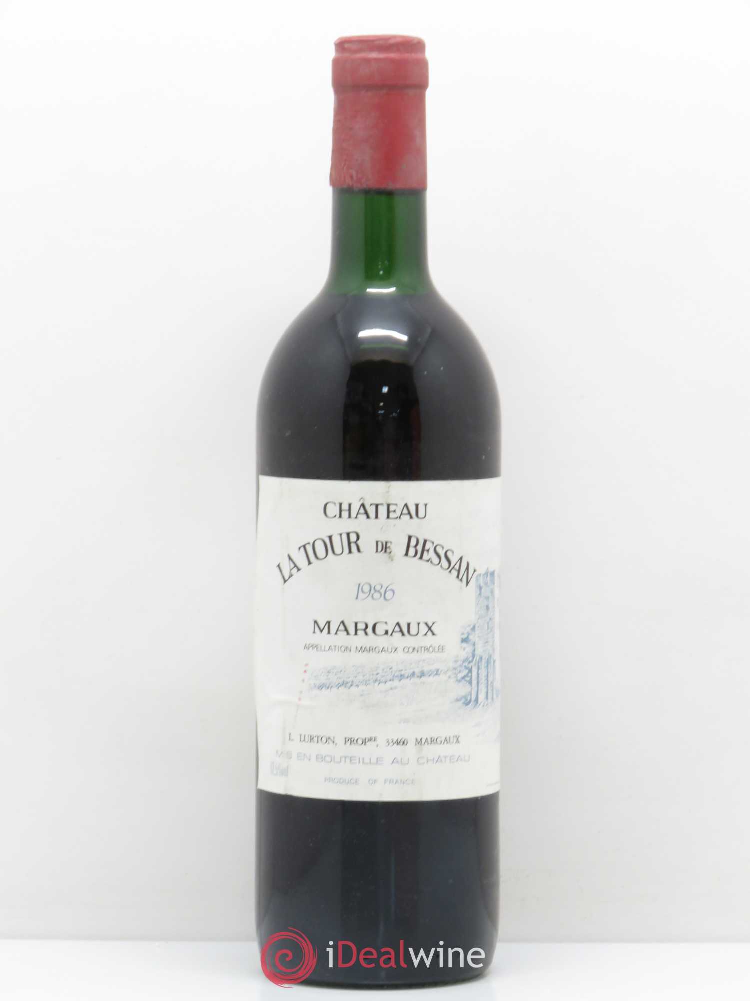 La Tour de Bessan 1986 - Lot de 1 bouteille - 0