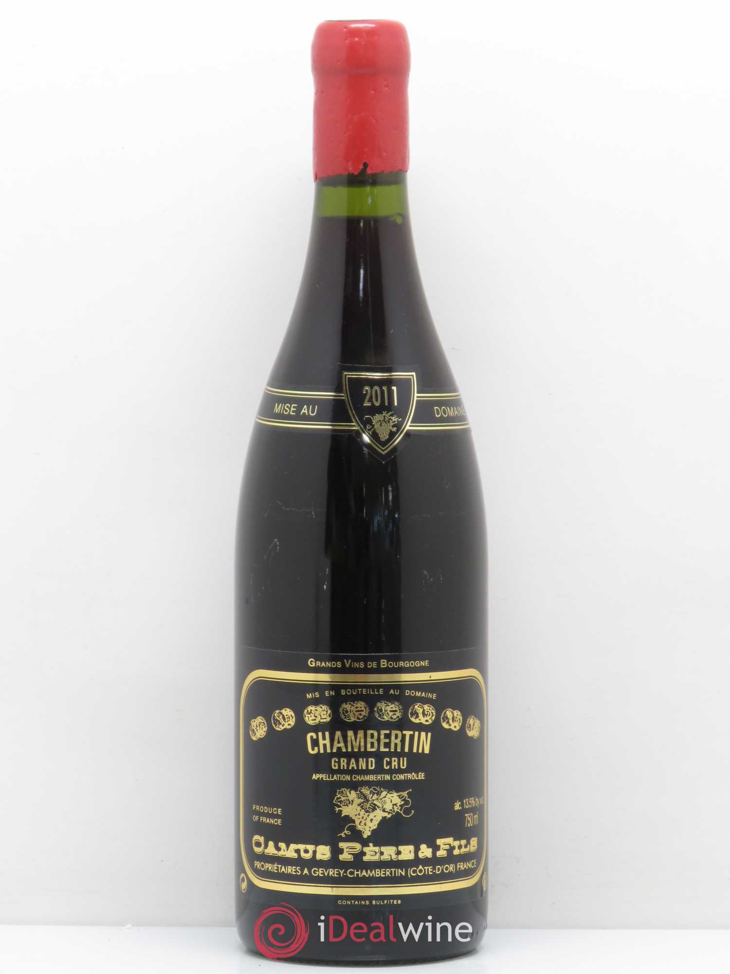 Chambertin Grand Cru Domaine Camus Père et Fils 2011 - Lot de 1 bouteille - 0