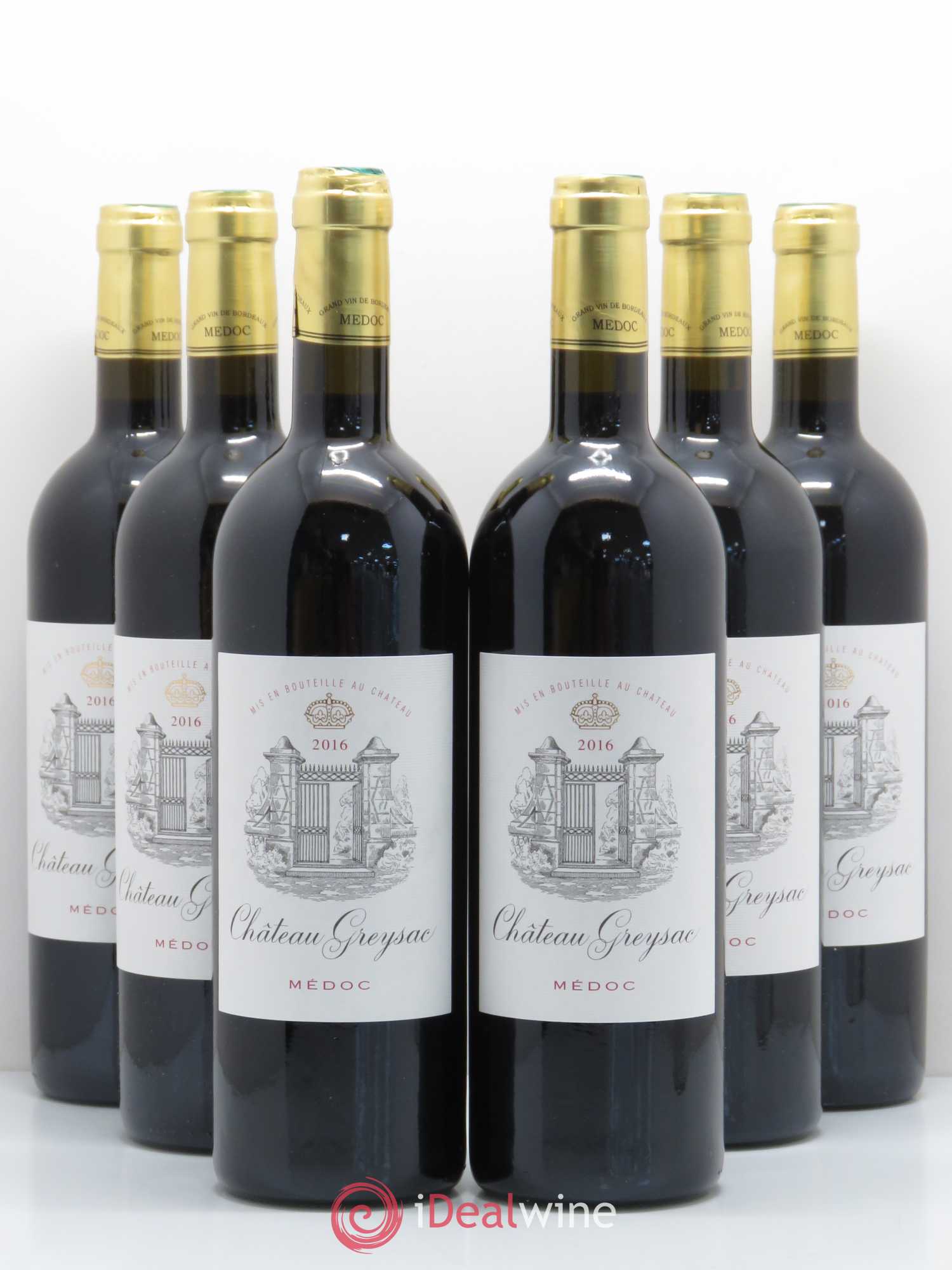 Château Greysac Cru Bourgeois 2016 - Lot de 6 bouteilles - 0