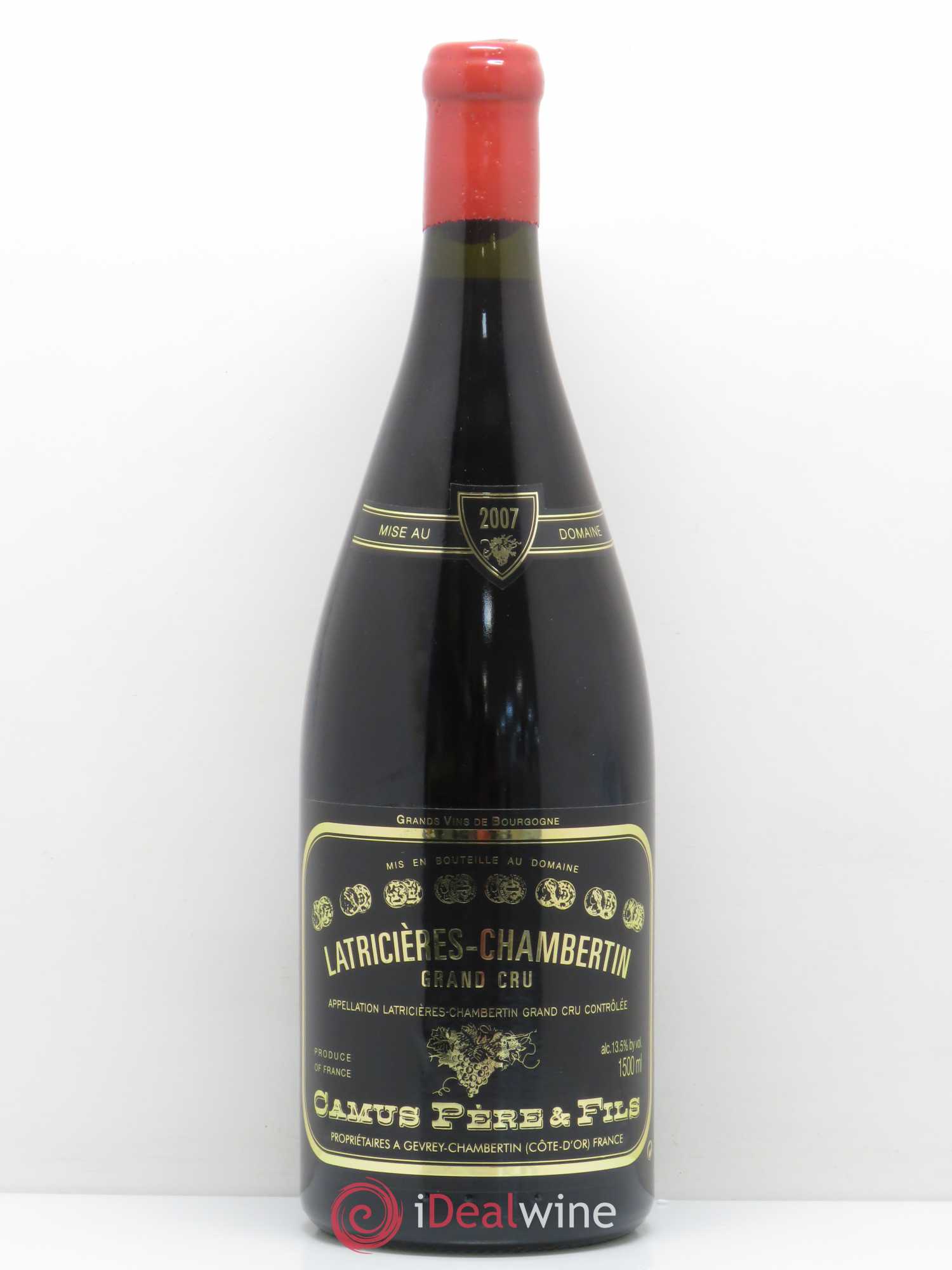 Latricières-Chambertin Grand Cru Domaine Camus Père et Fils 2007 - Lot de 1 magnum - 0