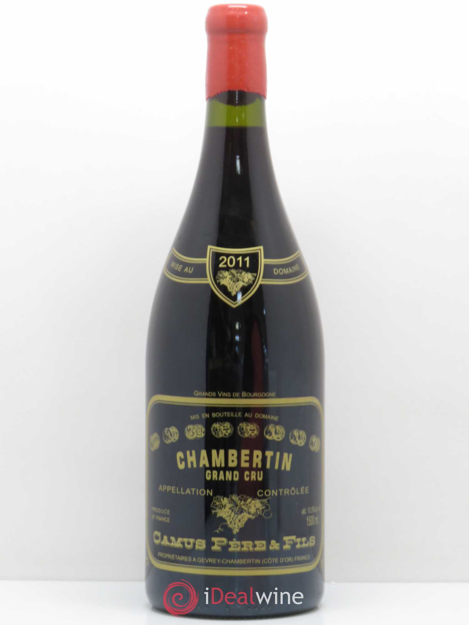 Chambertin Grand Cru Domaine Camus Père et Fils 2011 - Lot de 1 magnum - 0
