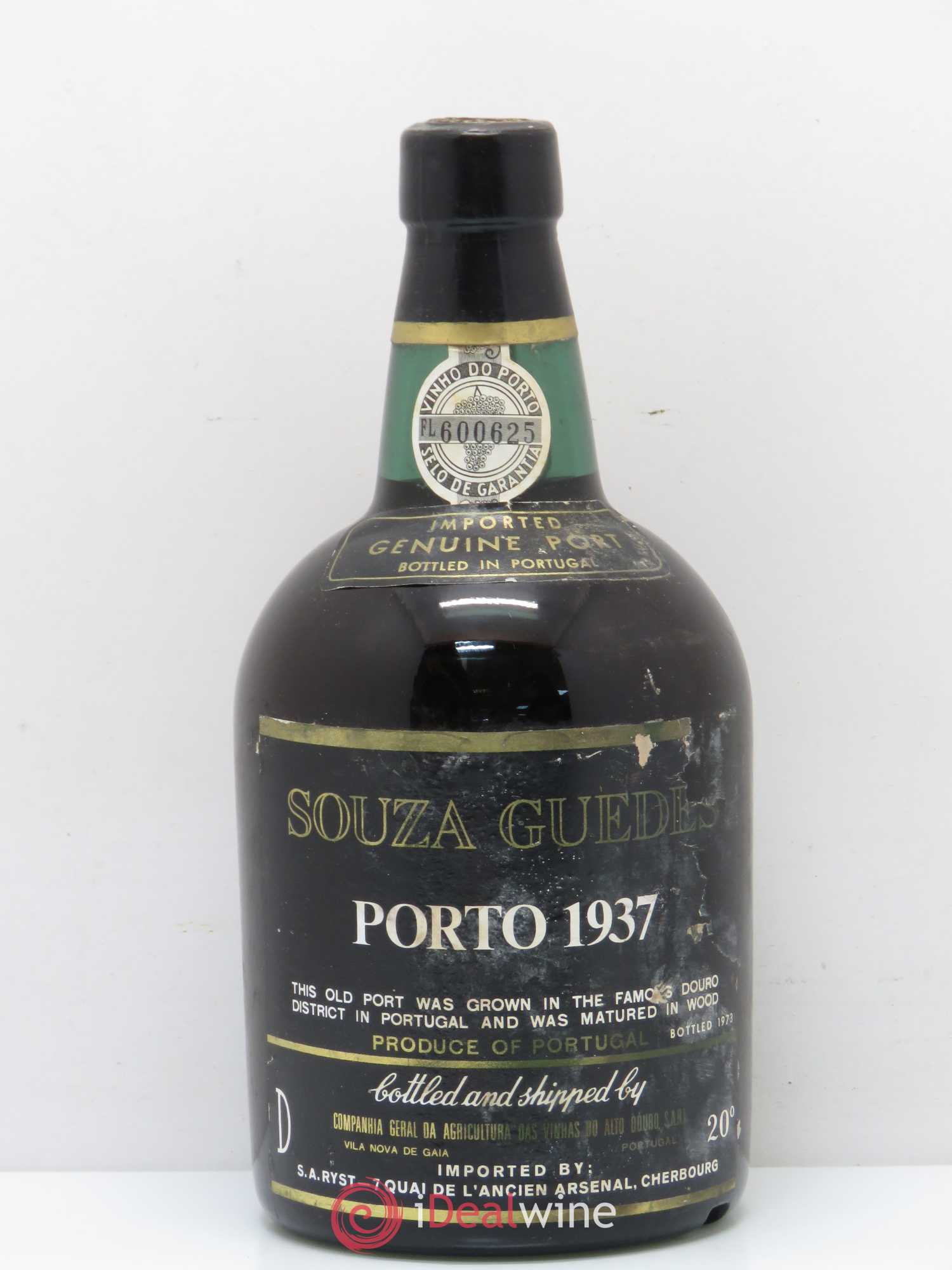 Porto Souza Guedes - embouteillé en 1973 1937 - Posten von 1 Flasche - 0