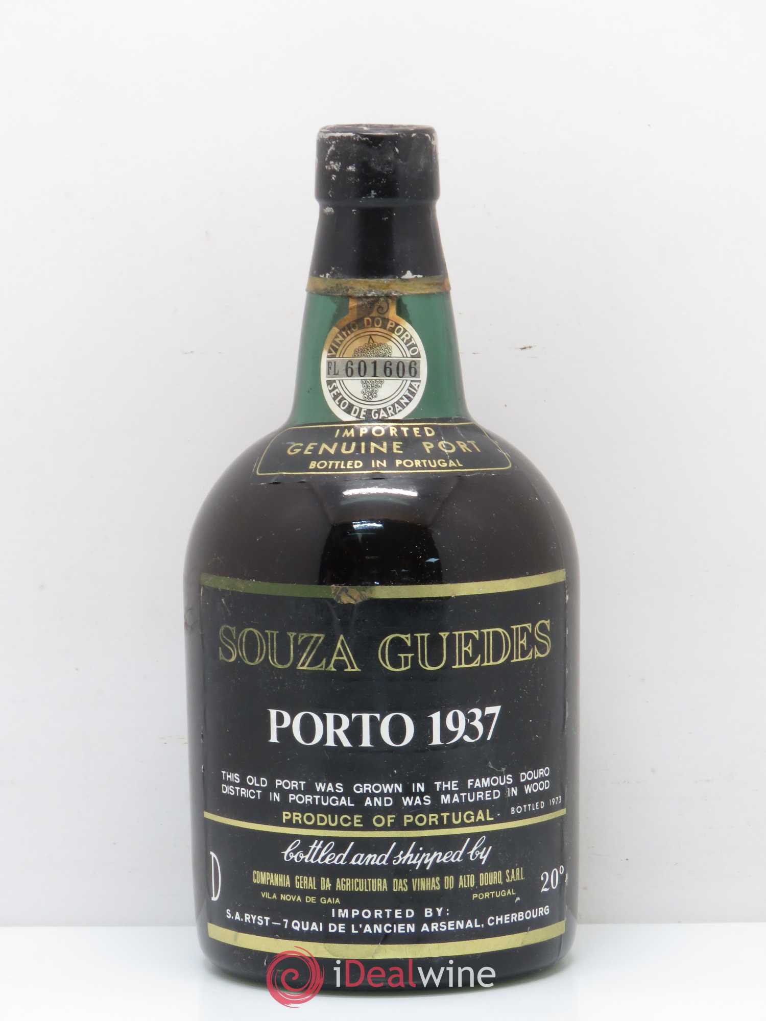 Porto Souza Guedes - embouteillé en 1973 1937 - Posten von 1 Flasche - 0