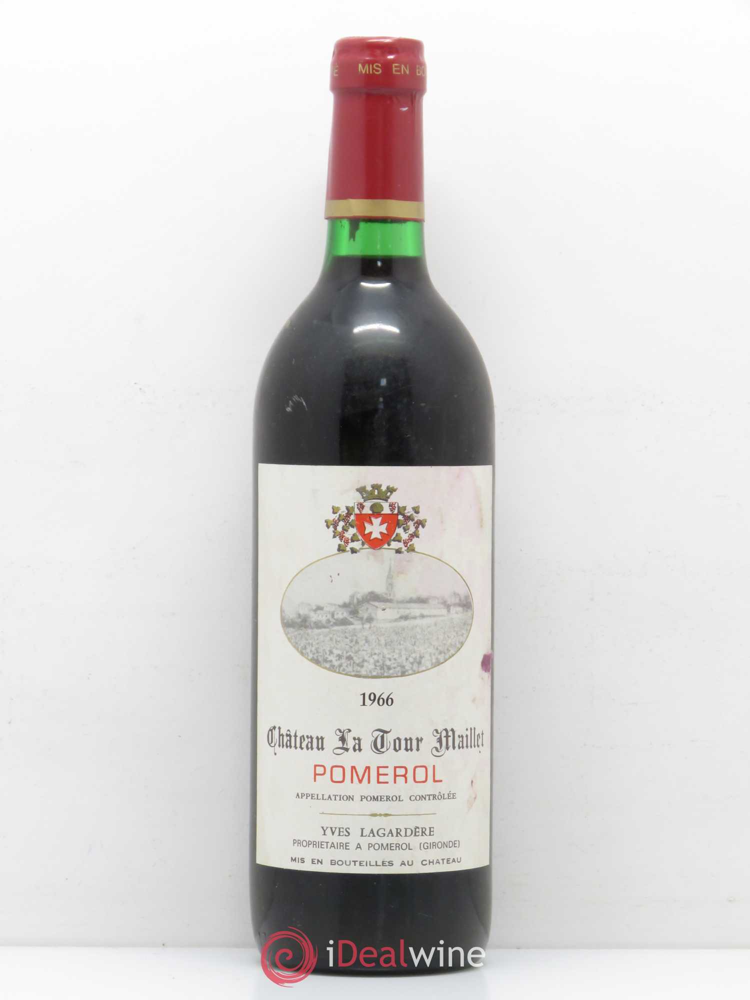 Château Tour Maillet 1966 - Lot de 1 bouteille - 0