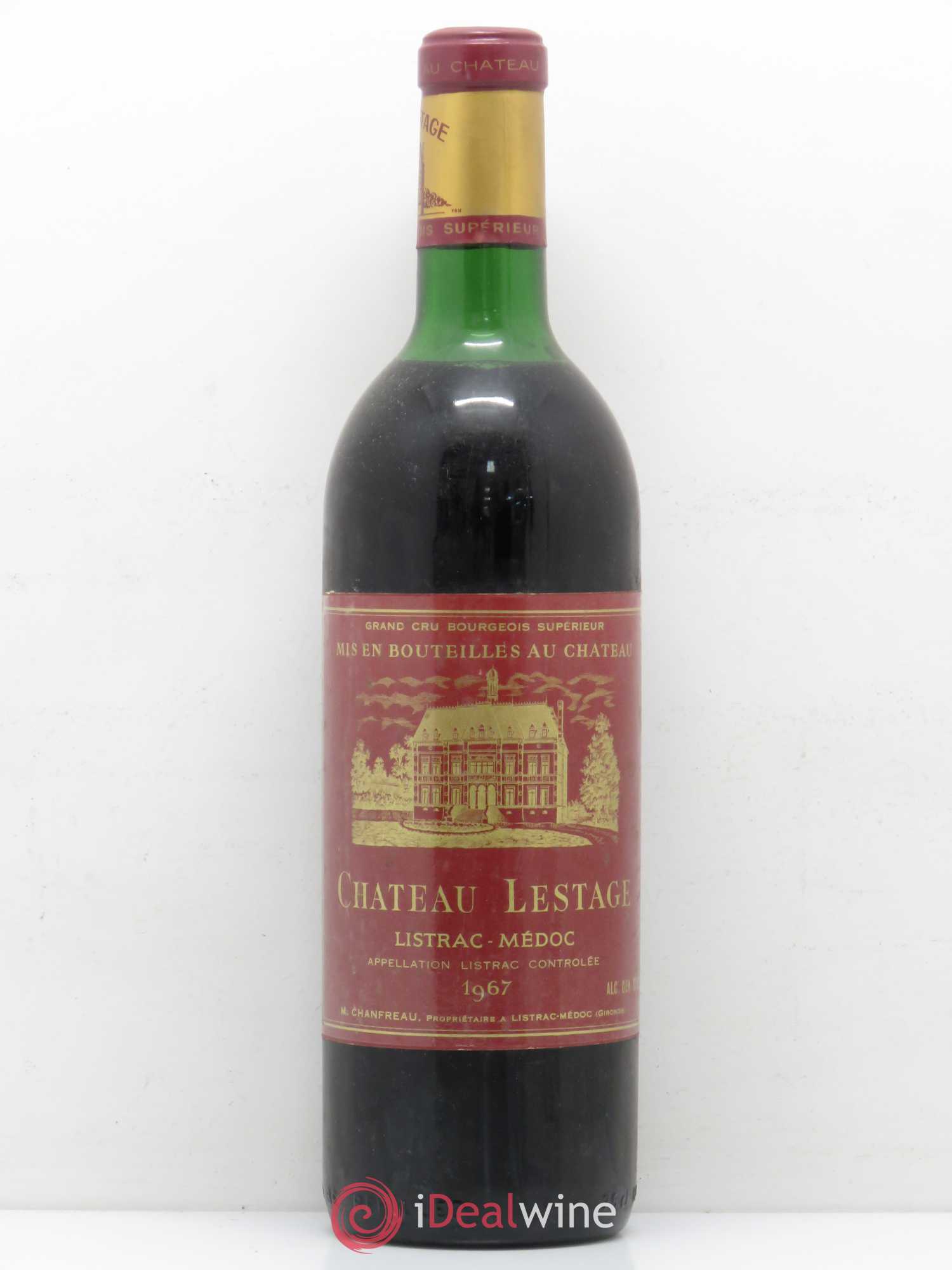 Château Lestage Cru Bourgeois 1967 - Lot de 1 bouteille - 0
