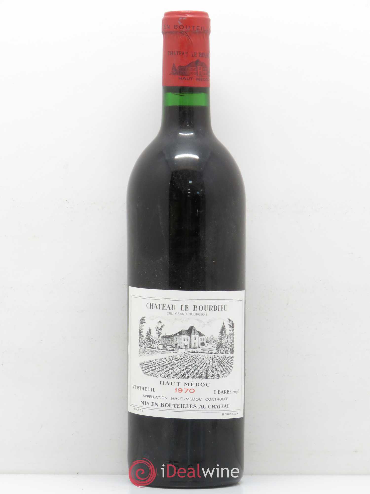 Château le Bourdieu Cru Bourgeois 1970 - Lot de 1 bouteille - 0