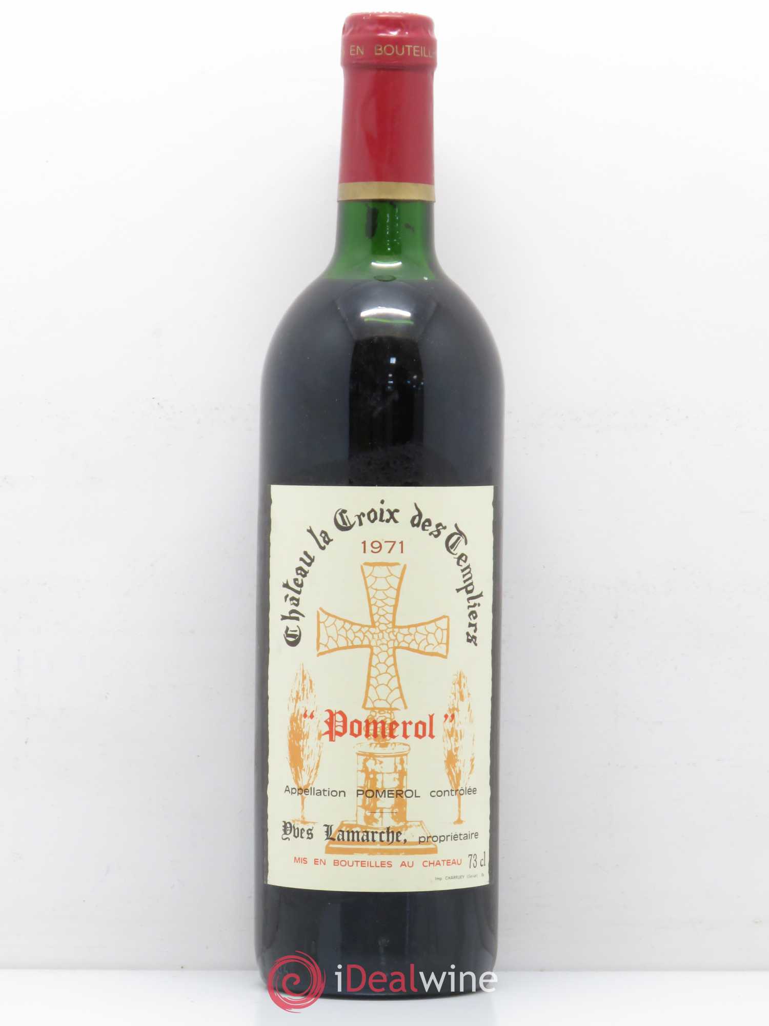 Pomerol Château Croix des Templiers 1971 - Posten von 1 Flasche - 0