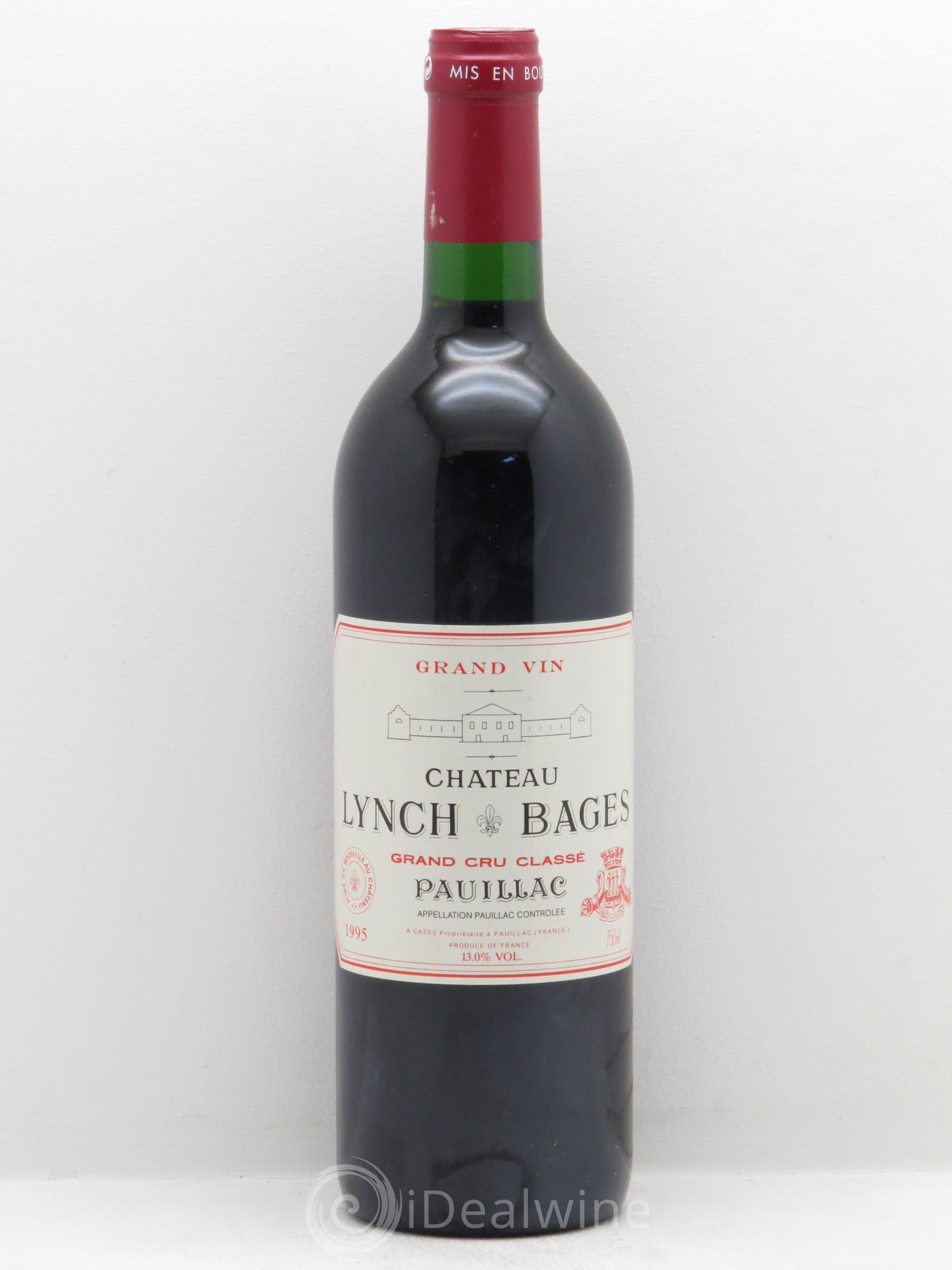 Château Lynch Bages 5ème Grand Cru Classé 1995 - Lot de 1 bouteille - 0