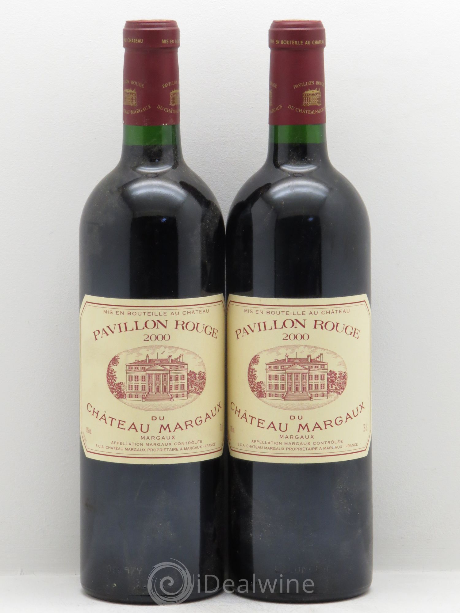 Pavillon Rouge du Château Margaux Second Vin 2000 - Lot de 2 bouteilles - 0