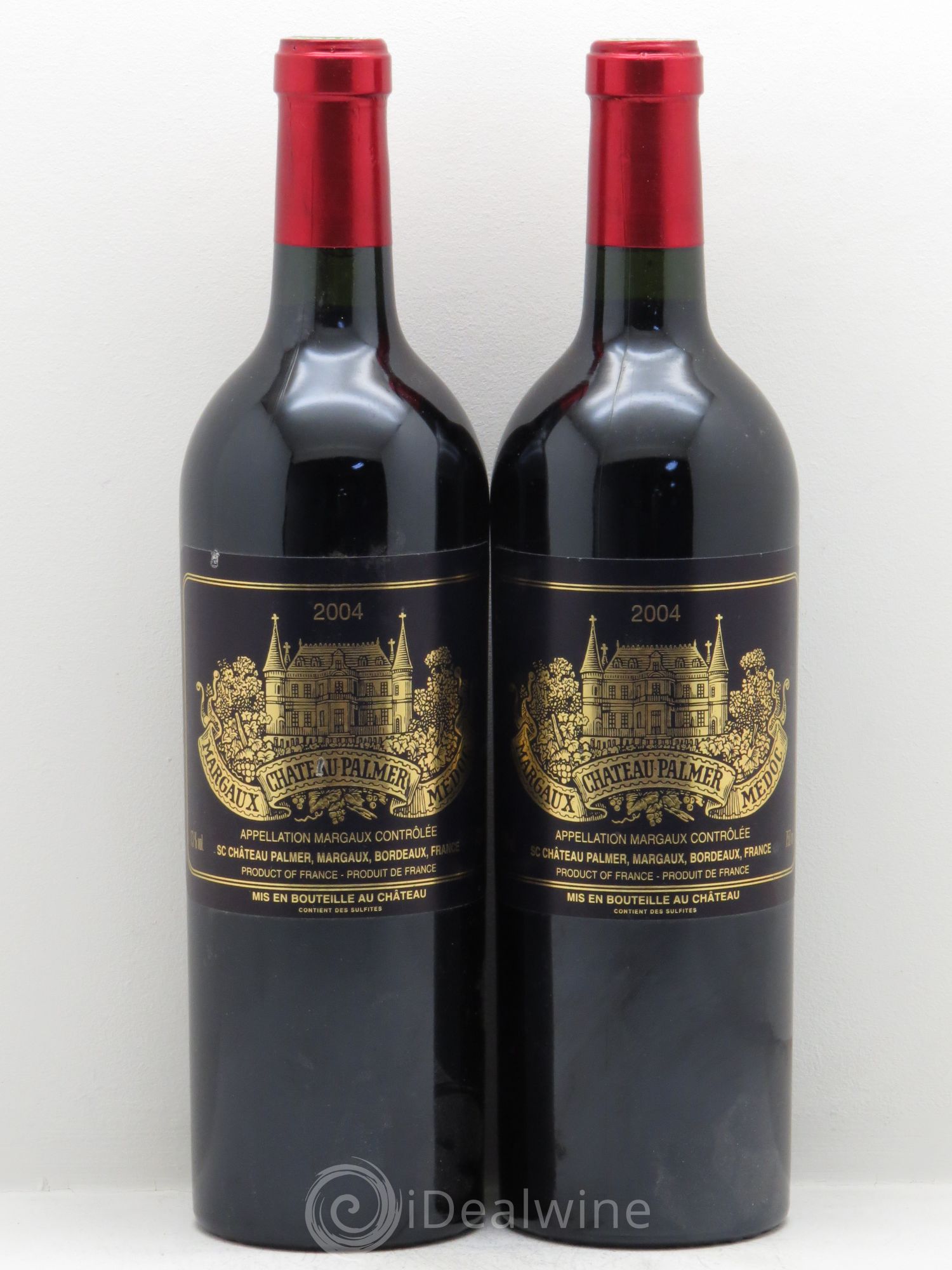 Château Palmer 3ème Grand Cru Classé 2004 - Lot de 2 bouteilles - 0