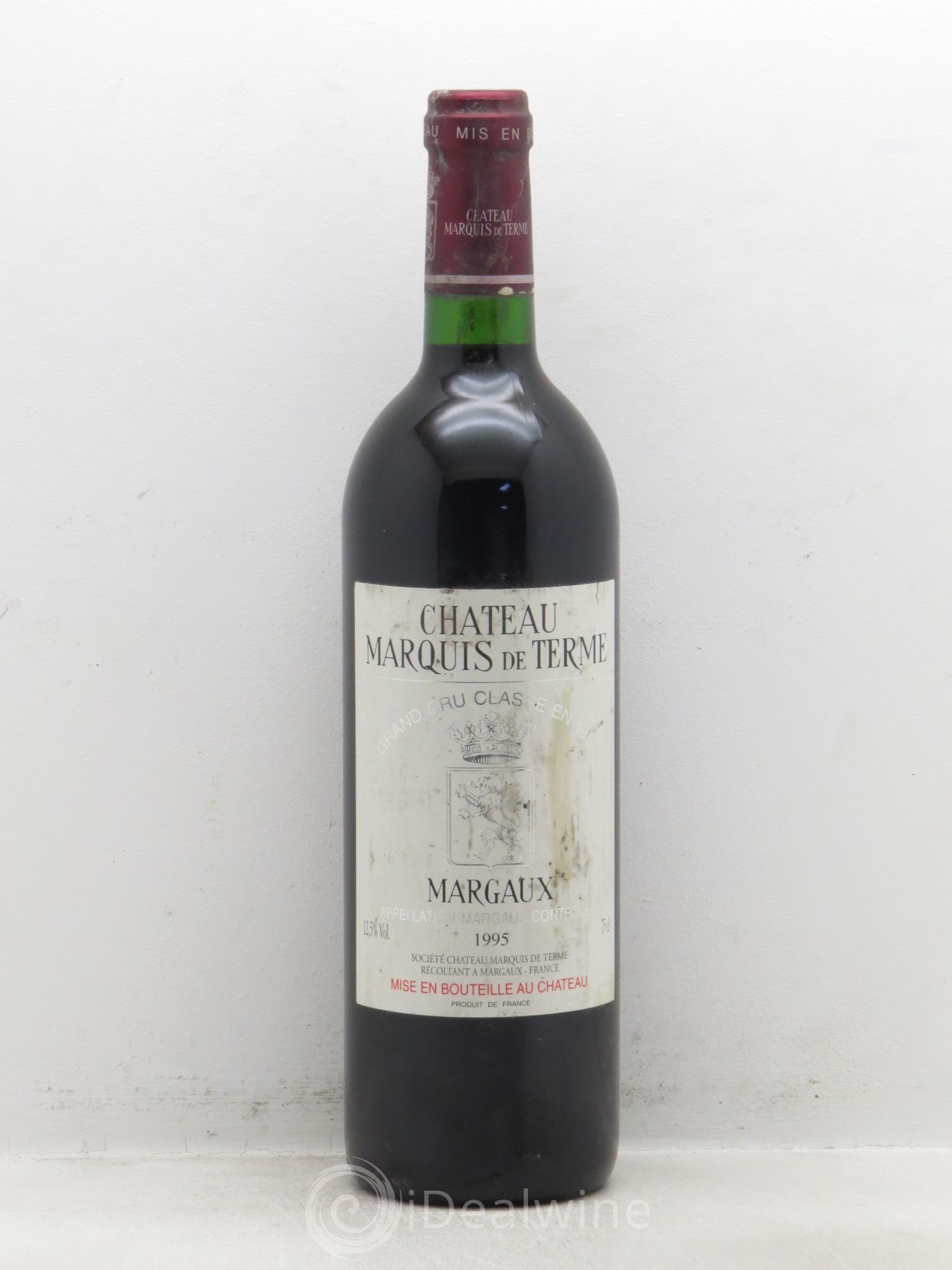 Château Marquis de Terme 4ème Grand Cru Classé 1995 - Lot de 1 bouteille - 0