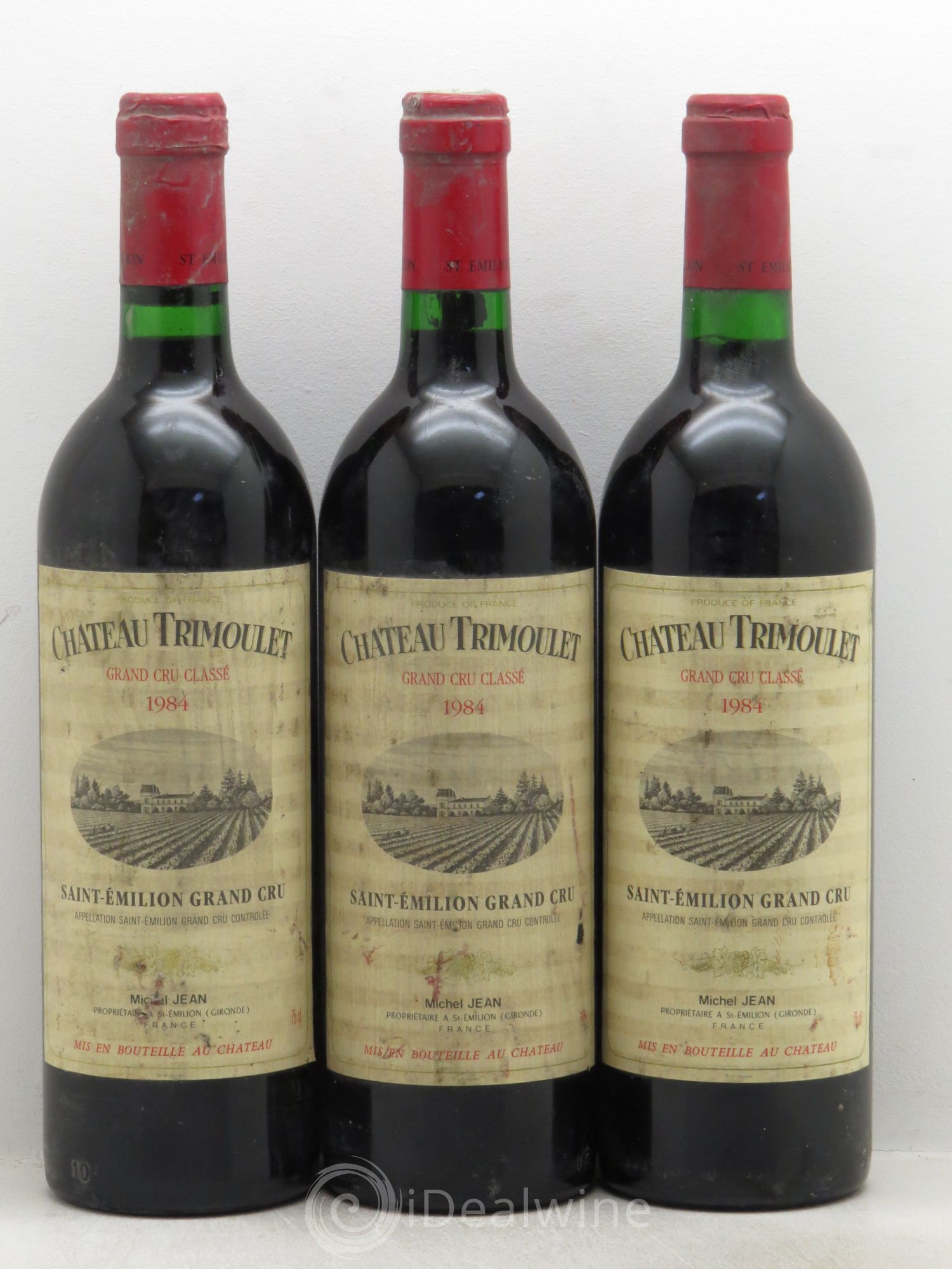 Château Trimoulet 1984 - Lot de 3 bouteilles - 0