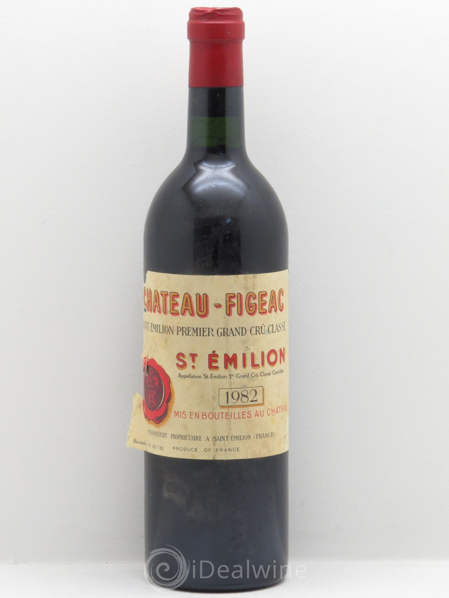 Château Figeac 1er Grand Cru Classé A 1982 - Lot de 1 bouteille - 0