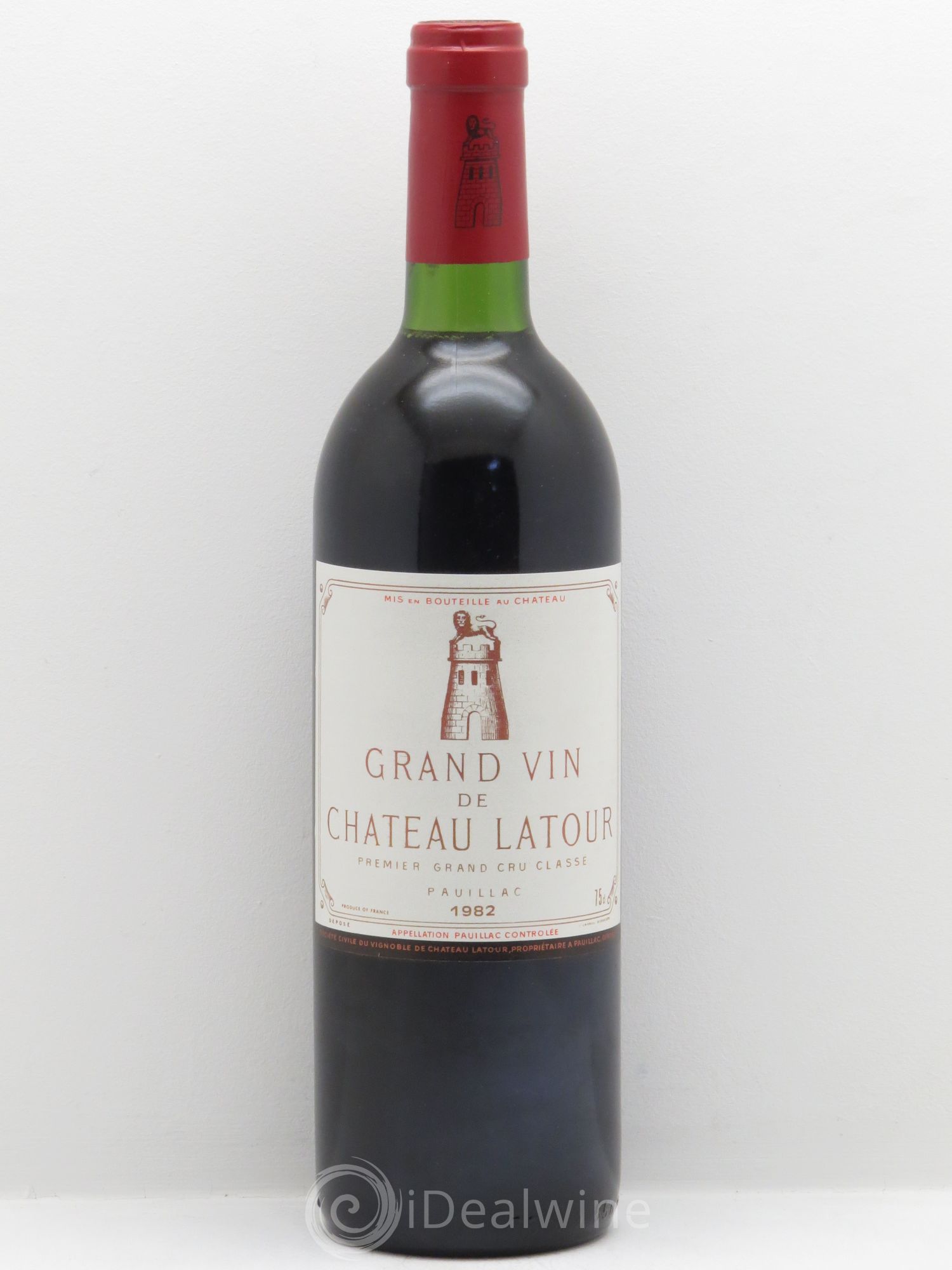 Château Latour 1er Grand Cru Classé 1982 - Lot de 1 bouteille - 0