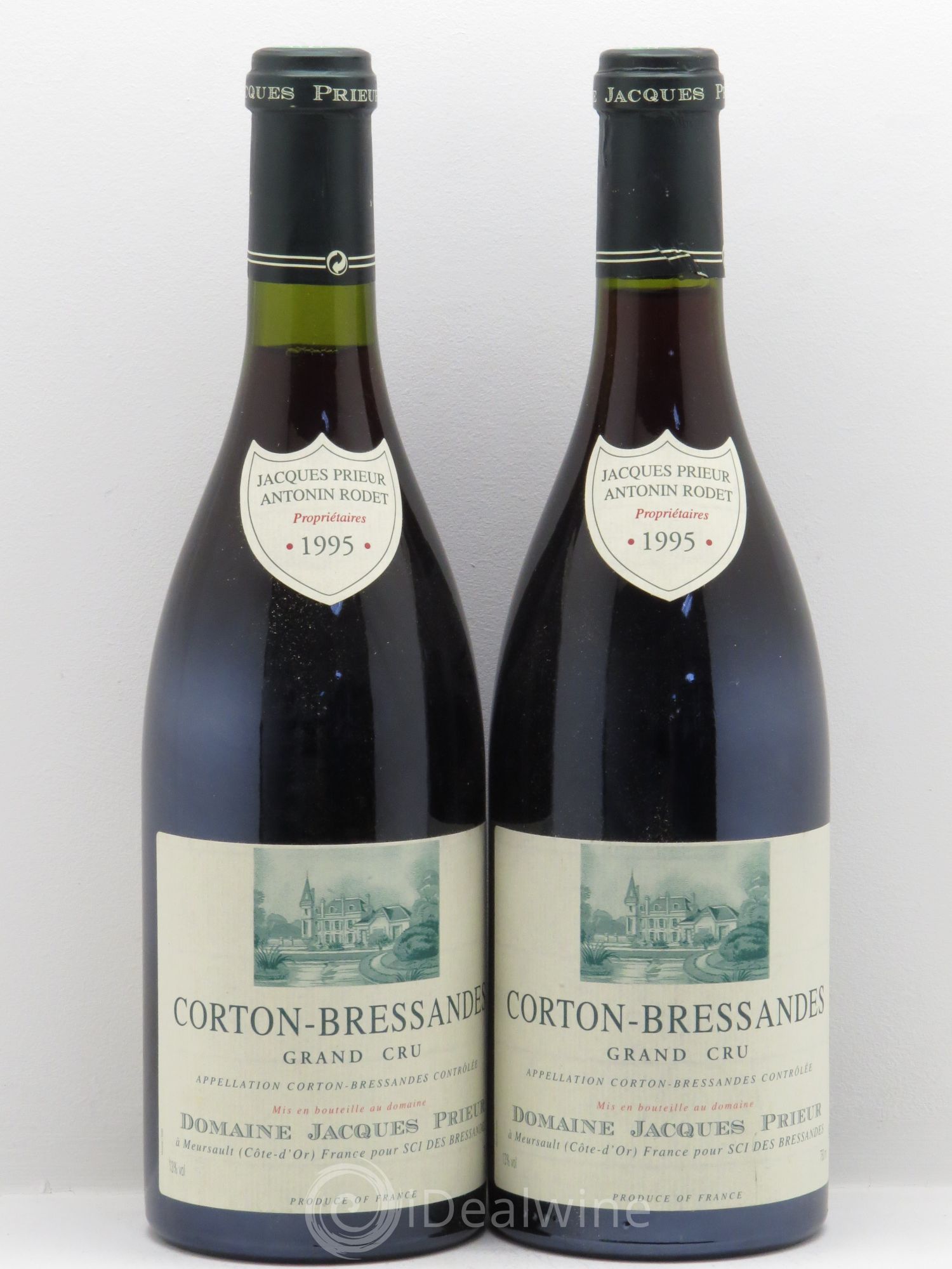 Corton-Bressandes Grand Cru Jacques Prieur (Domaine) 1995 - Lot de 2 bouteilles - 0