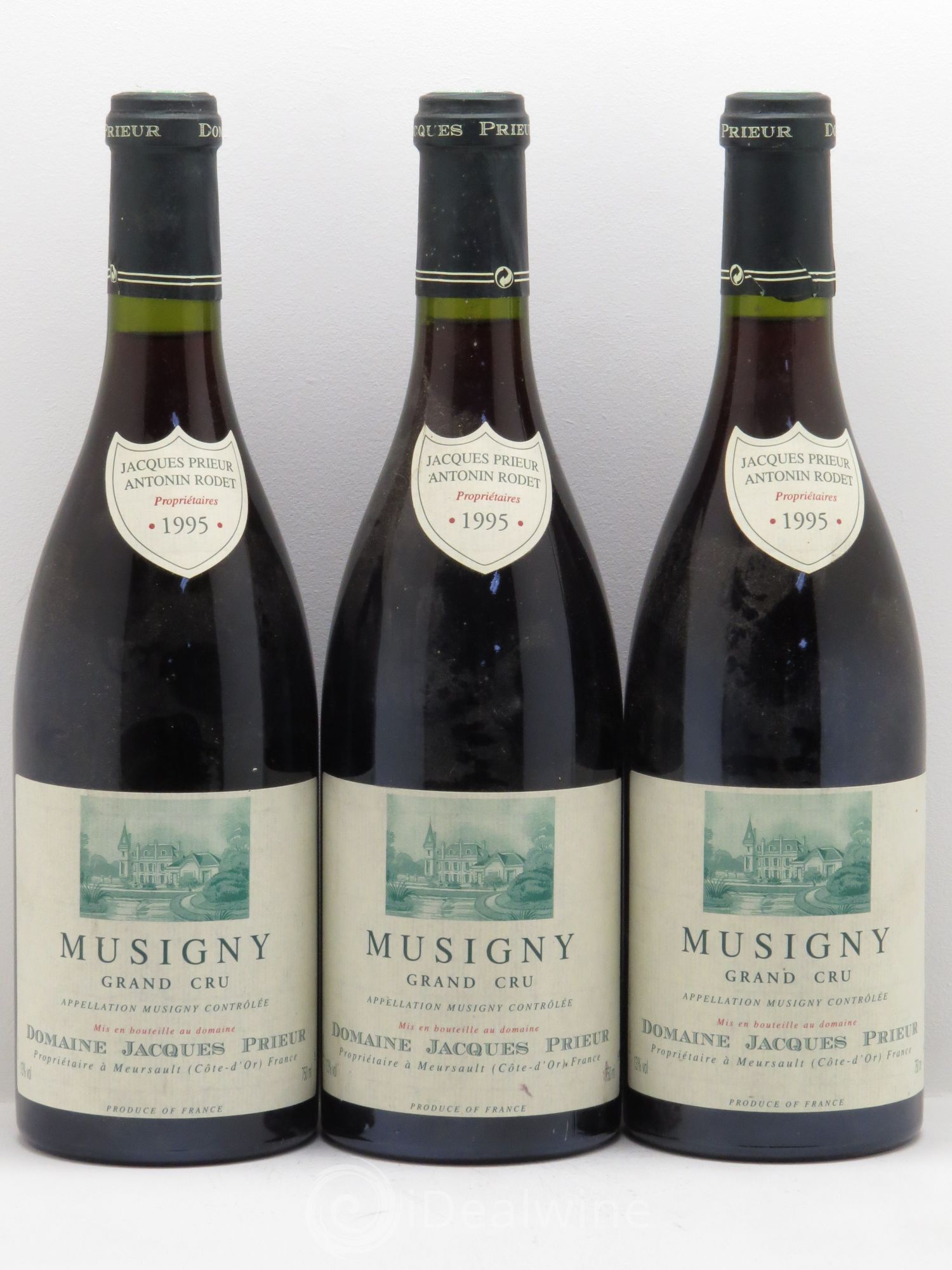 Musigny Grand Cru Jacques Prieur (Domaine) 1995 - Lot de 3 bouteilles - 0