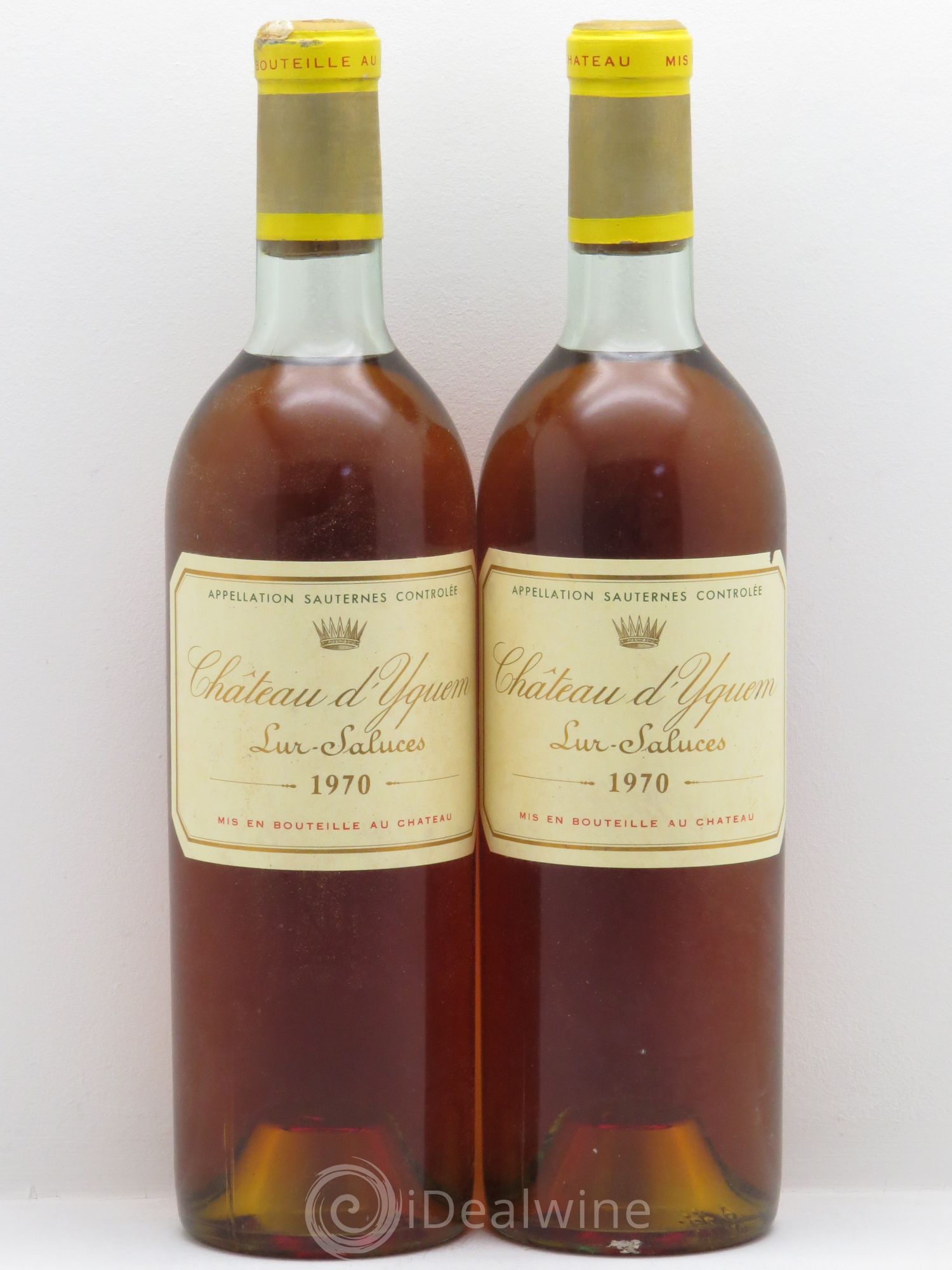 Château d' Yquem 1er Cru Classé Supérieur 1970 - Lotto di 2 bottiglie - 0