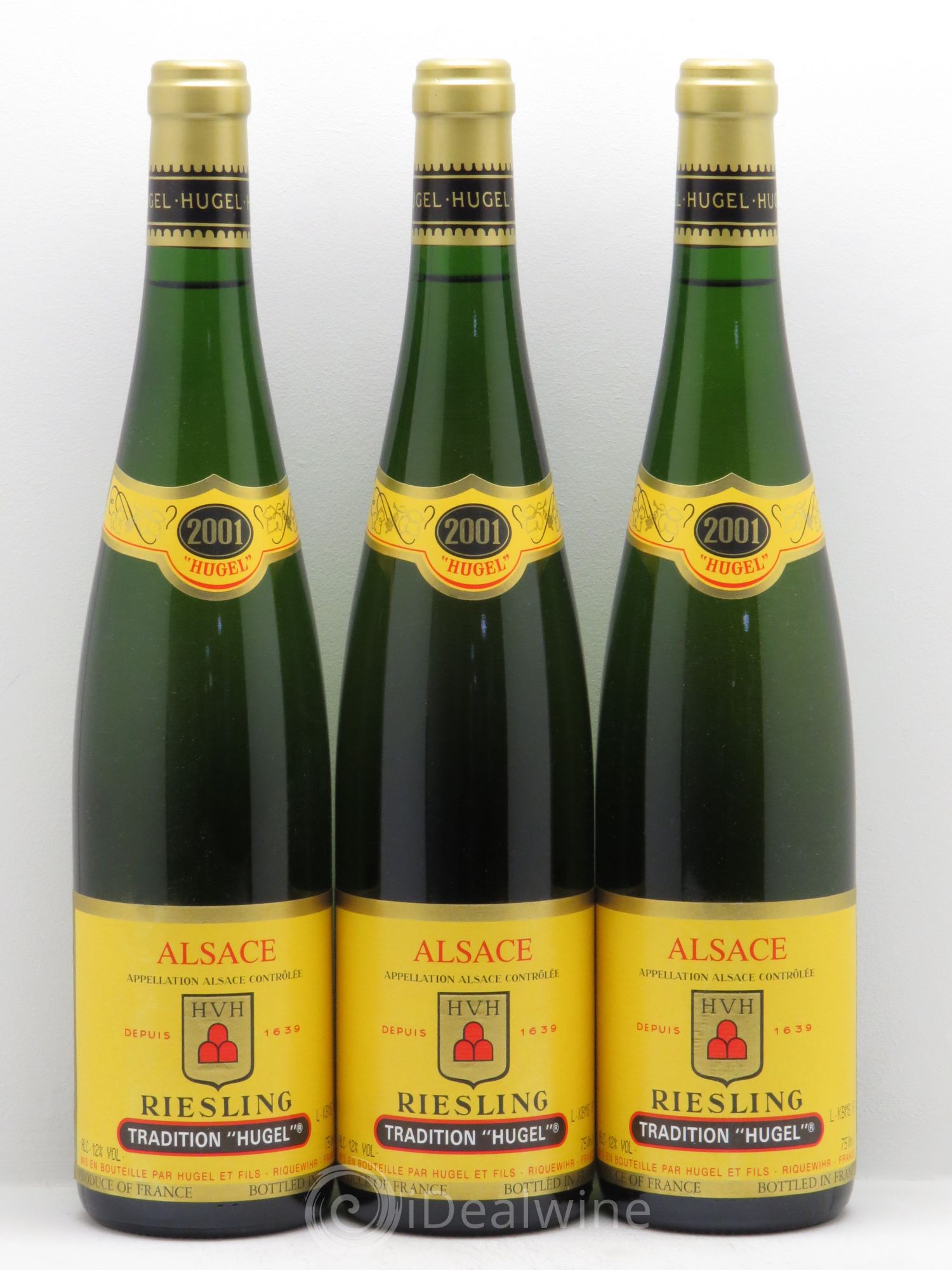 Riesling Classic Hugel (Domaine) Tradition 2001 - Lot de 3 bouteilles - 0