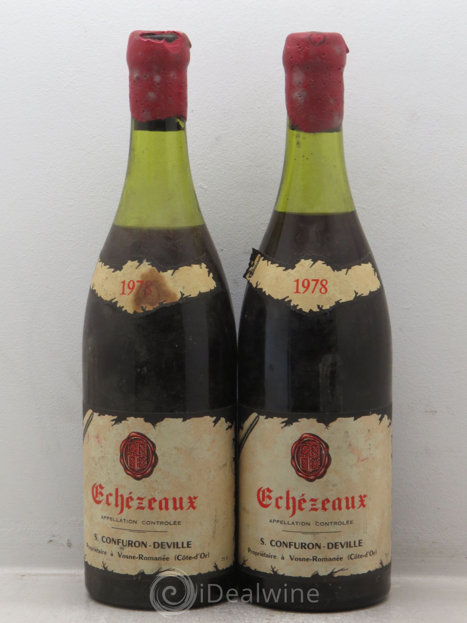 Echezeaux Grand Cru Domaine Confuron Delville 1978 - Posten von 2 Flaschen - 0