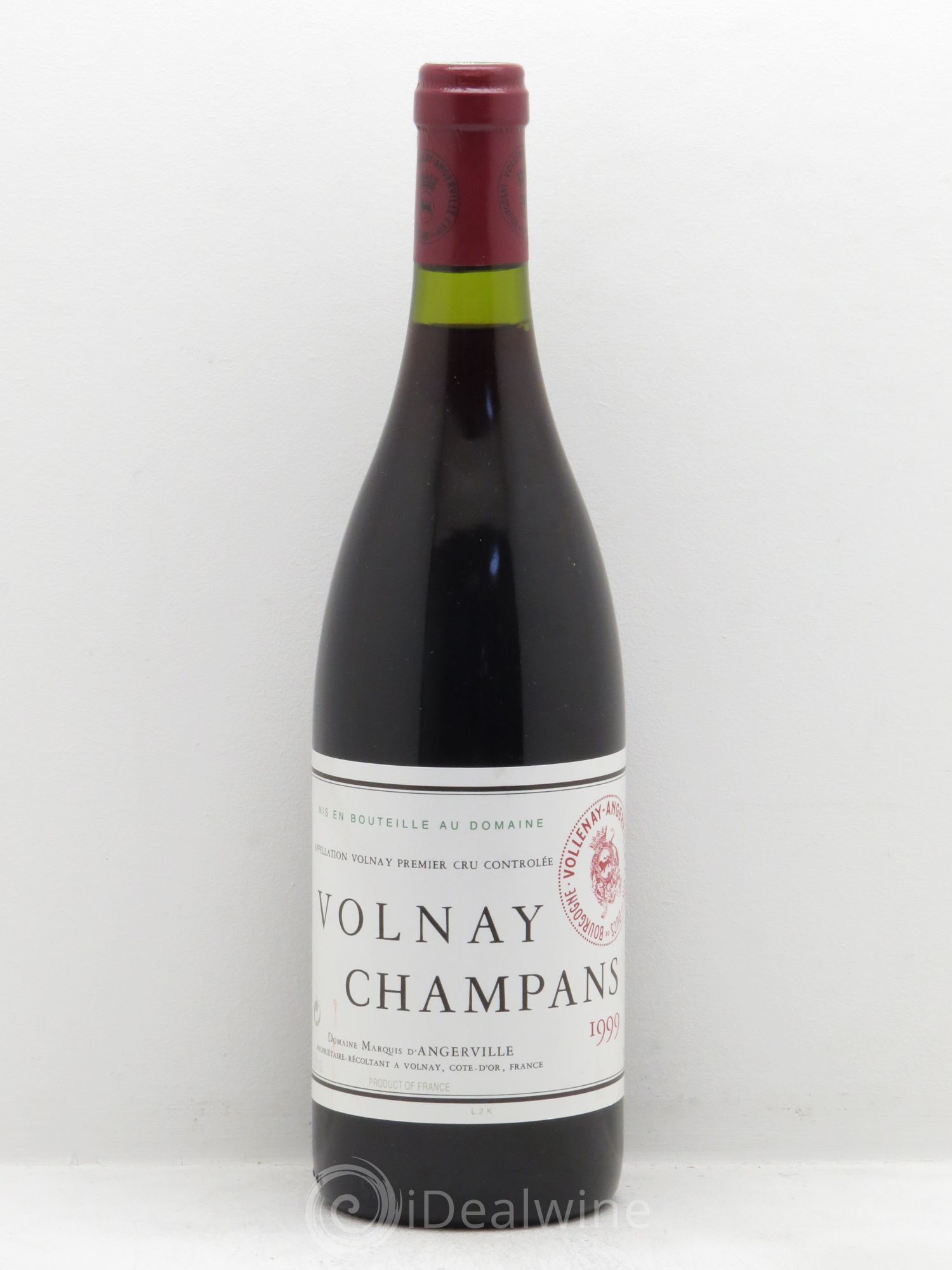 Volnay 1er Cru Champans Marquis d'Angerville (Domaine) 1999 - Lot de 6 bouteilles - 0