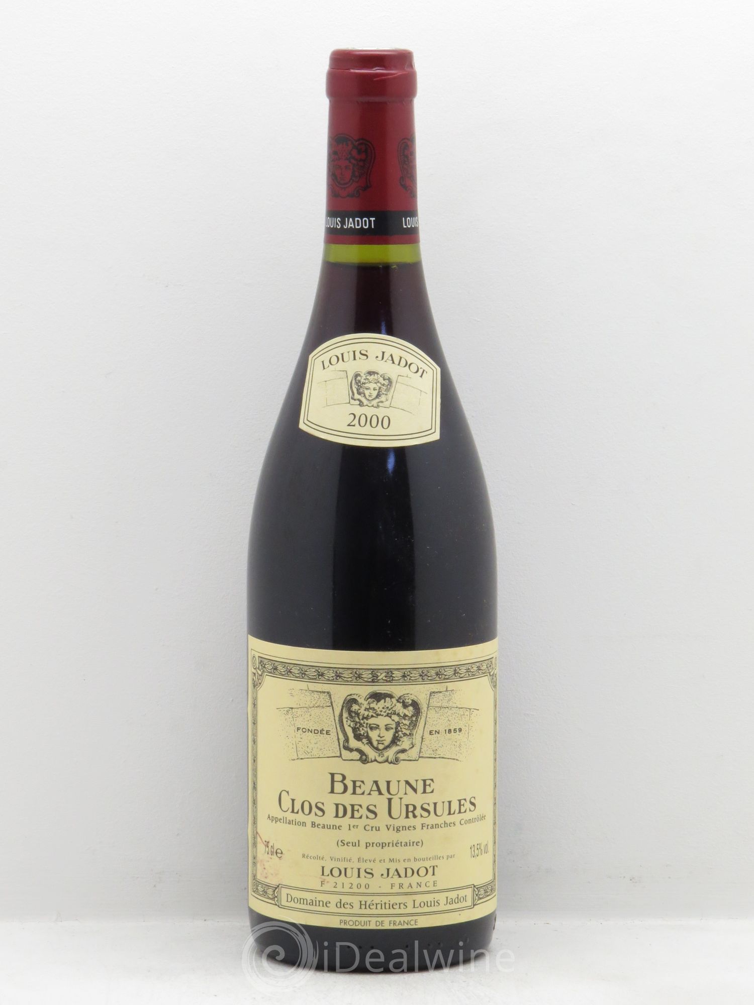 Beaune 1er Cru Clos des Ursules Maison Louis Jadot 2000 - Lot de 6 bouteilles - 0
