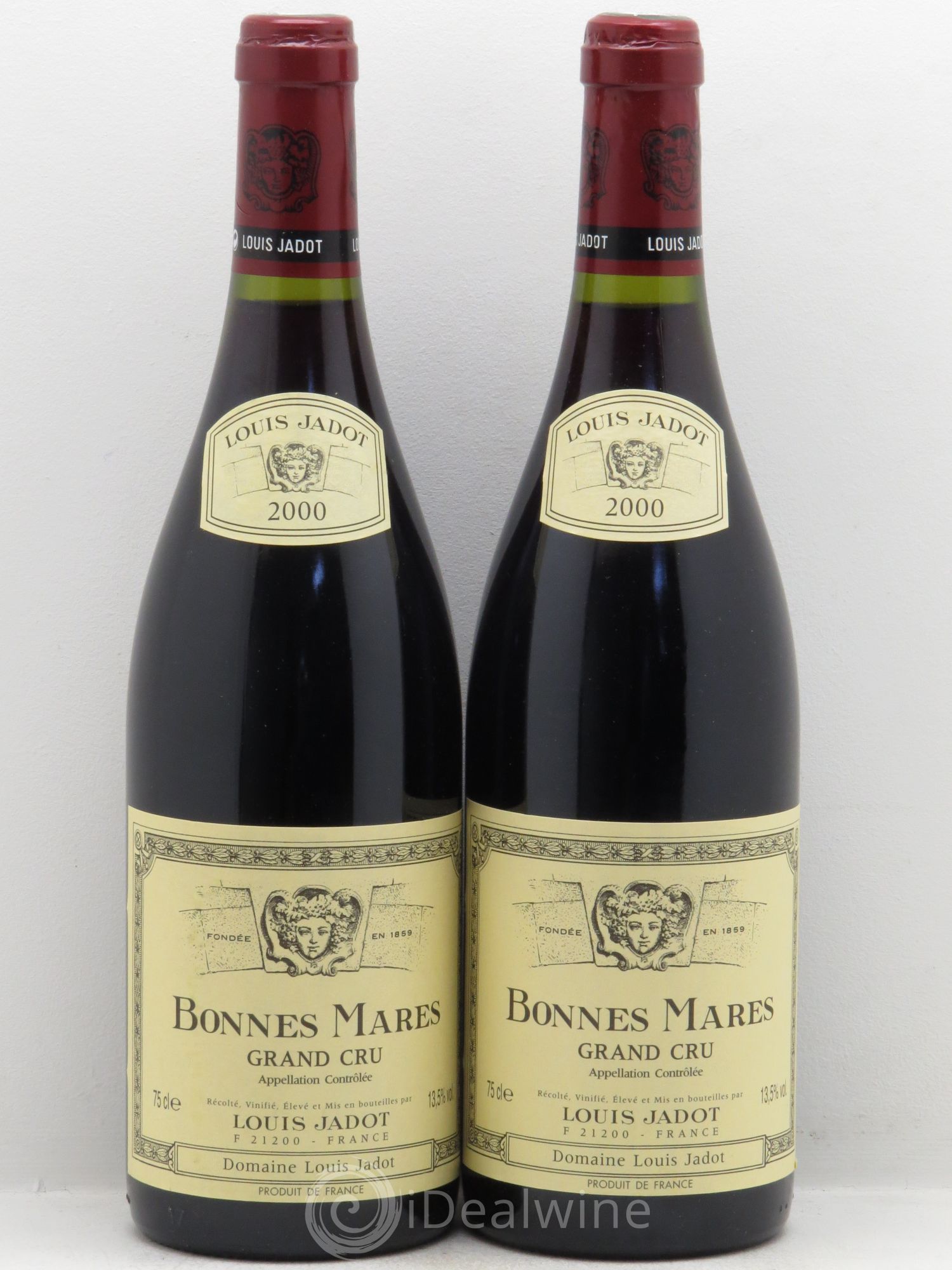 Bonnes-Mares Grand Cru Domaine Louis Jadot 2000 - Lot de 2 bouteilles - 0