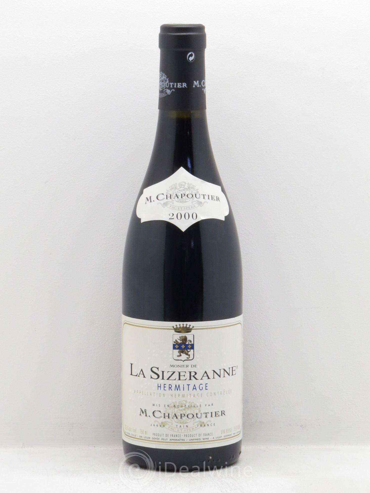 Hermitage Monier de La Sizeranne Chapoutier 2000 - Lot de 6 bouteilles - 0