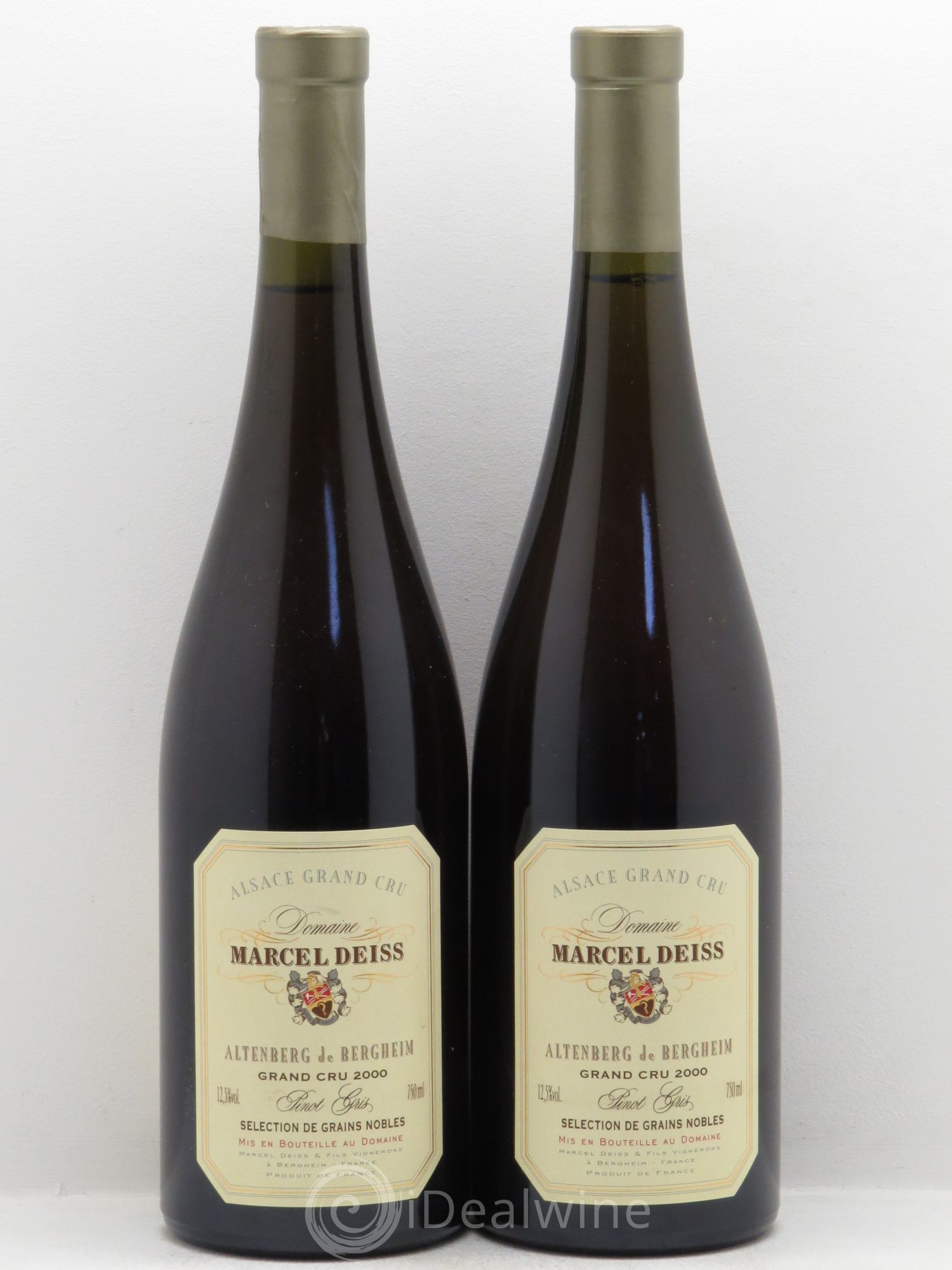 Alsace Pinot Gris Sélection de Grains Nobles Altenberg de Bergheim Marce Deiss 2000 - Posten von 2 Flaschen - 0