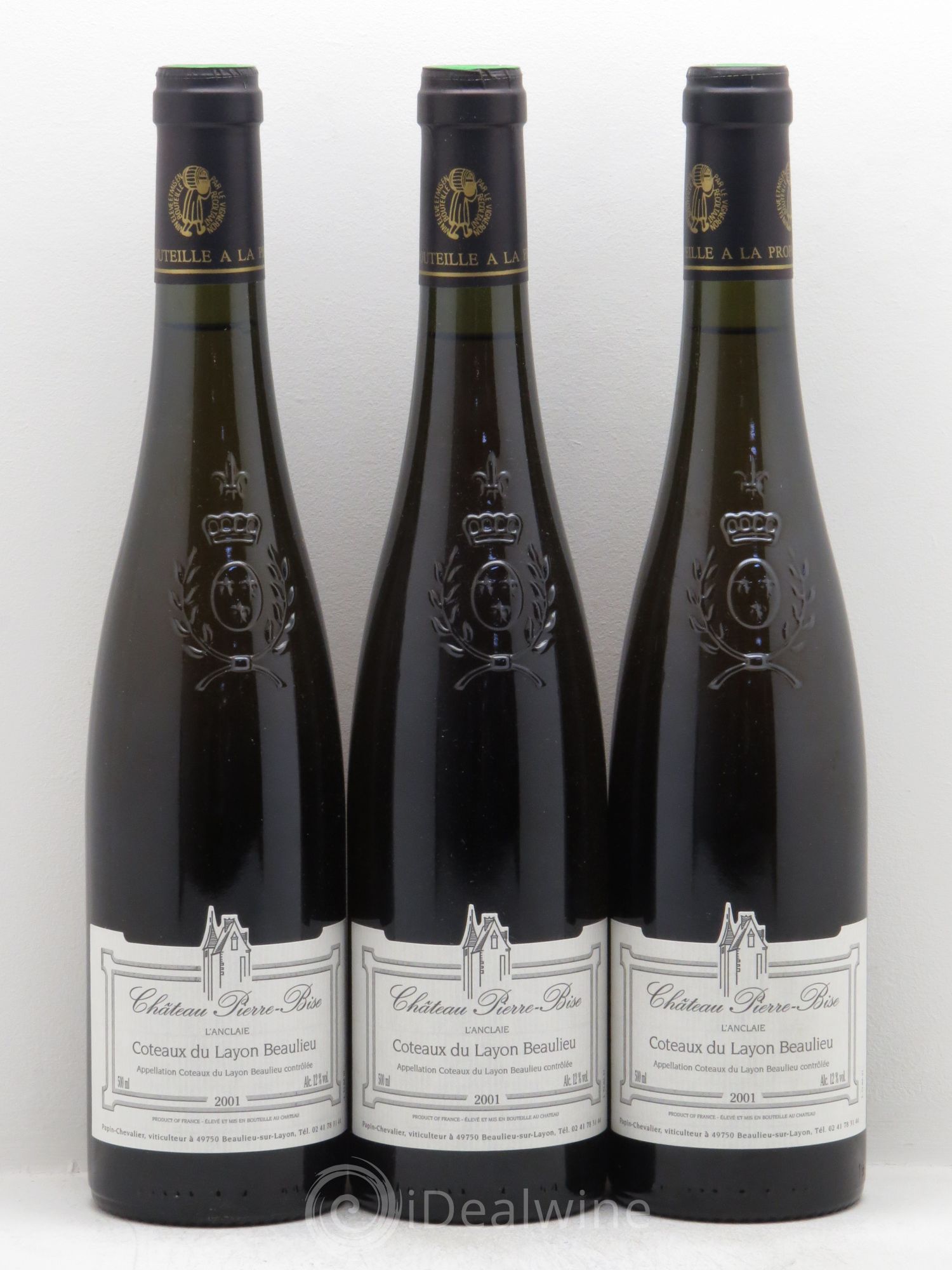 Coteaux du Layon Beaulieu L'Anclaie (50cl) 2001 - Lotto di 3 bottiglie - 0