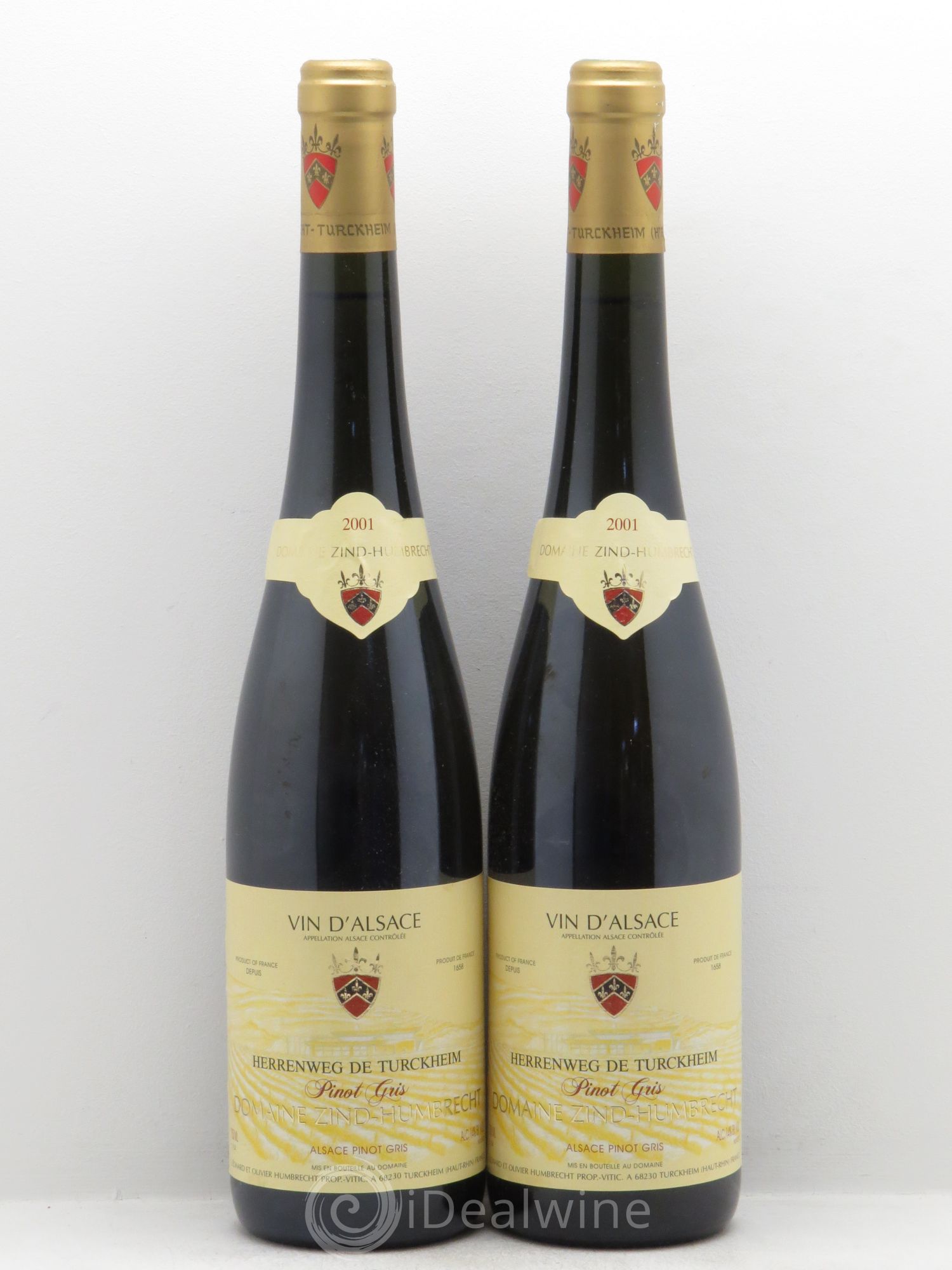 Alsace Pinot Gris (anciennement Tokay) Zind-Humbrecht (Domaine) Herenweg de Turckeim 2001 - Lotto di 2 bottiglie - 0