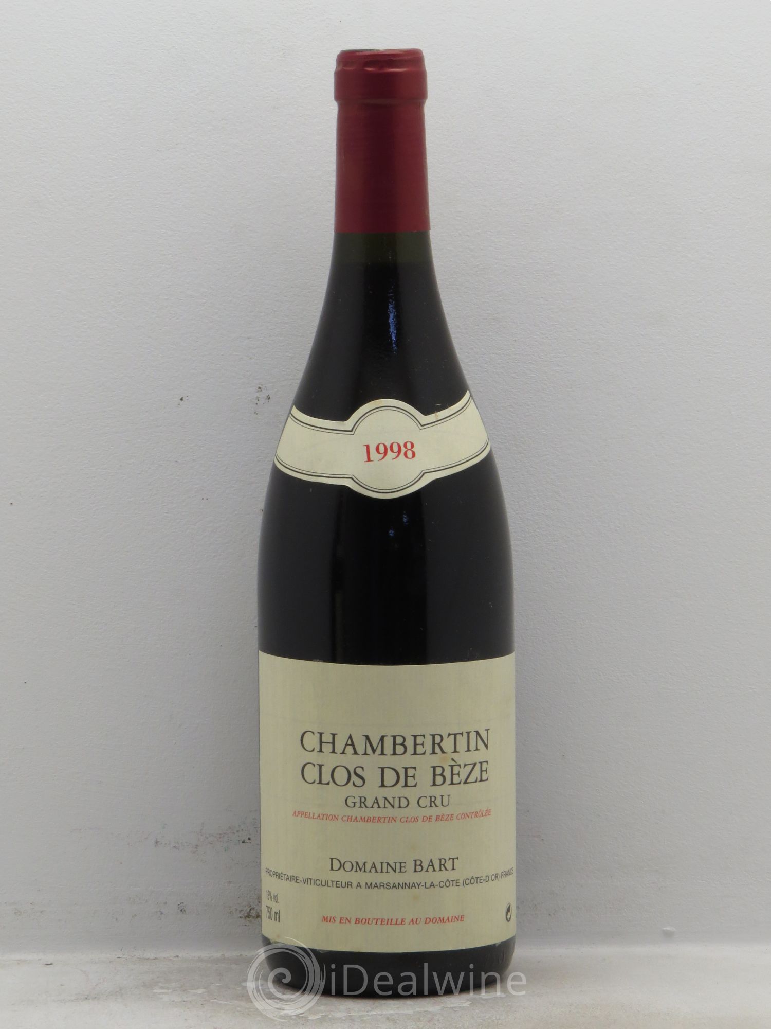 Chambertin Clos de Bèze Grand Cru Domaine Bart 1998 - Posten von 1 Flasche - 0