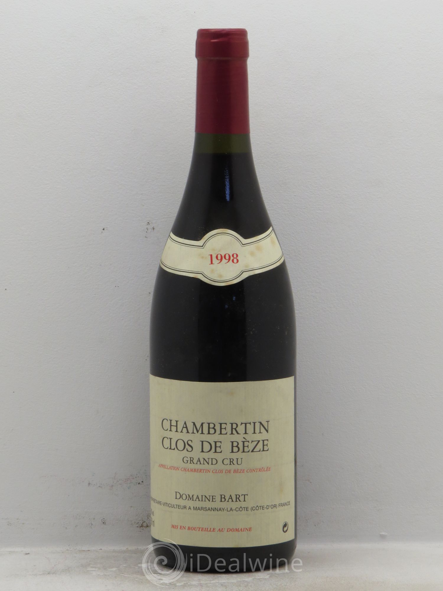 Chambertin Clos de Bèze Grand Cru Domaine Bart 1998 - Posten von 1 Flasche - 0