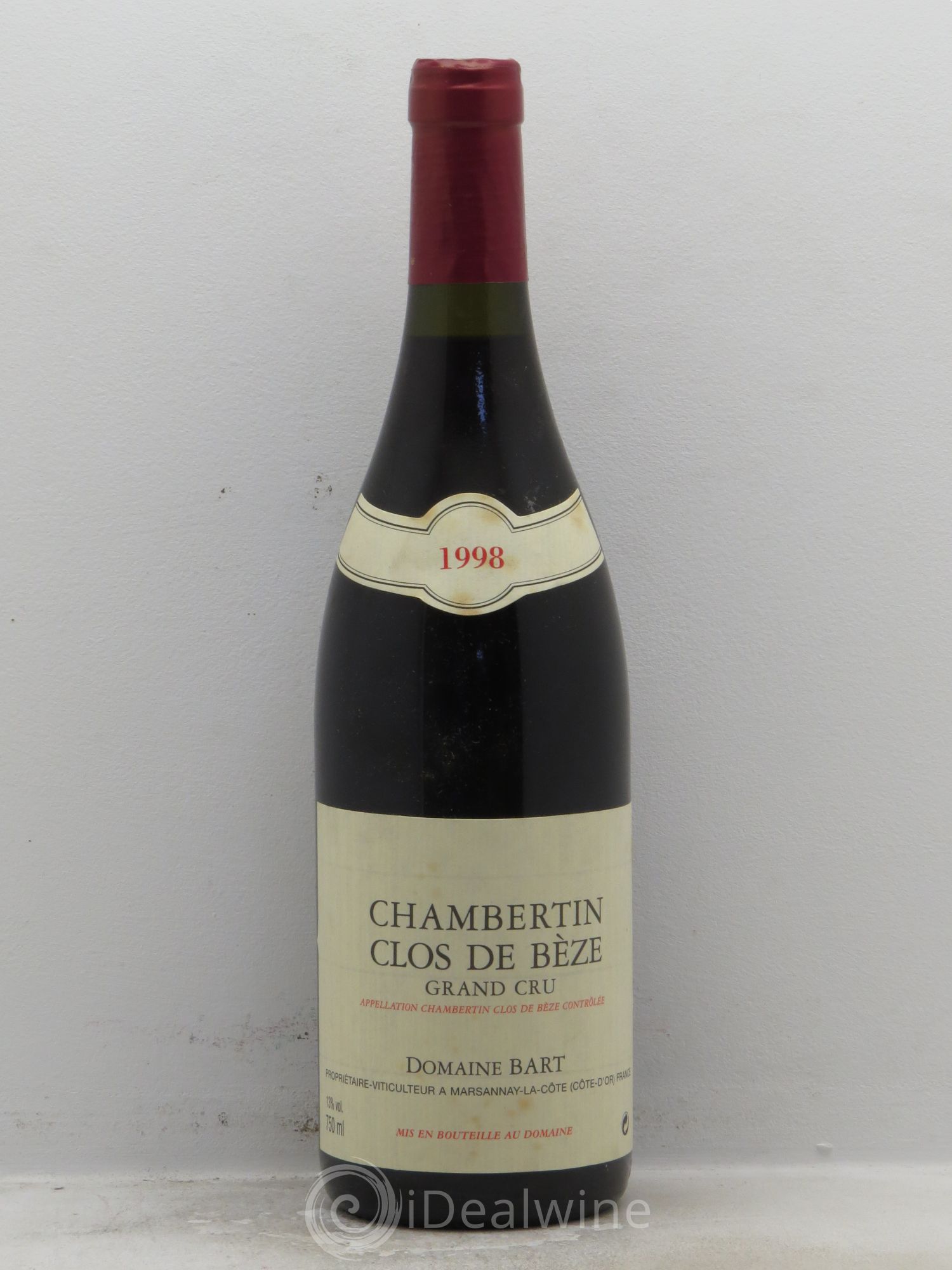 Chambertin Clos de Bèze Grand Cru Domaine Bart 1998 - Posten von 1 Flasche - 0