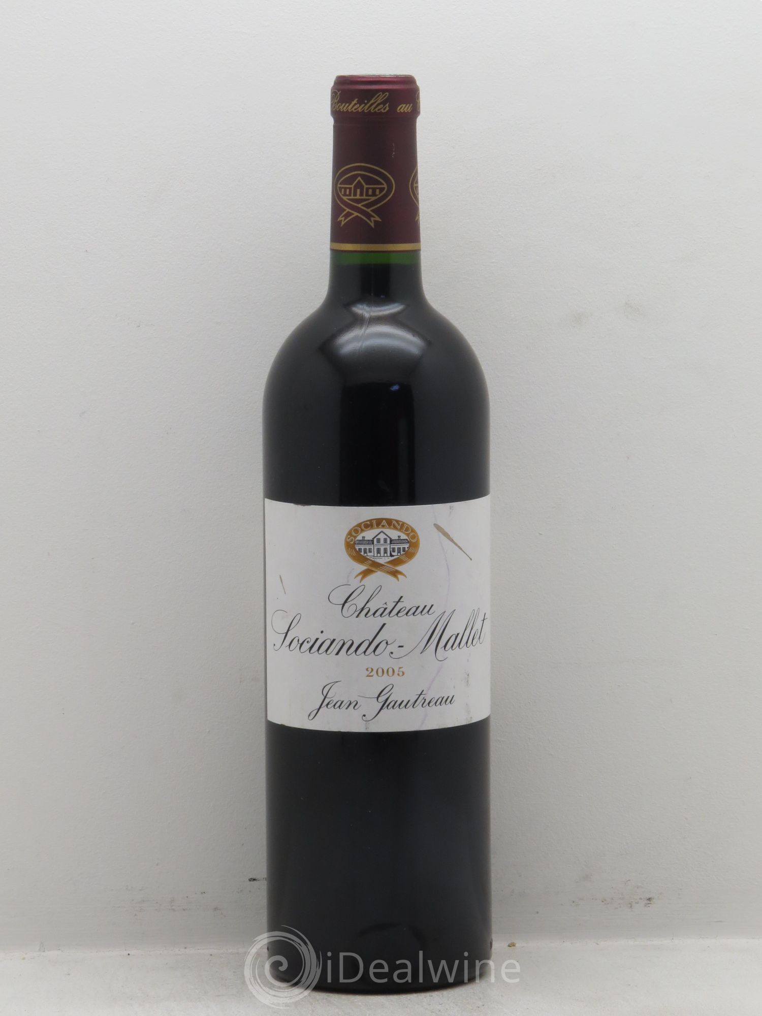 Château Sociando Mallet 2005 - Lot de 1 bouteille - 0