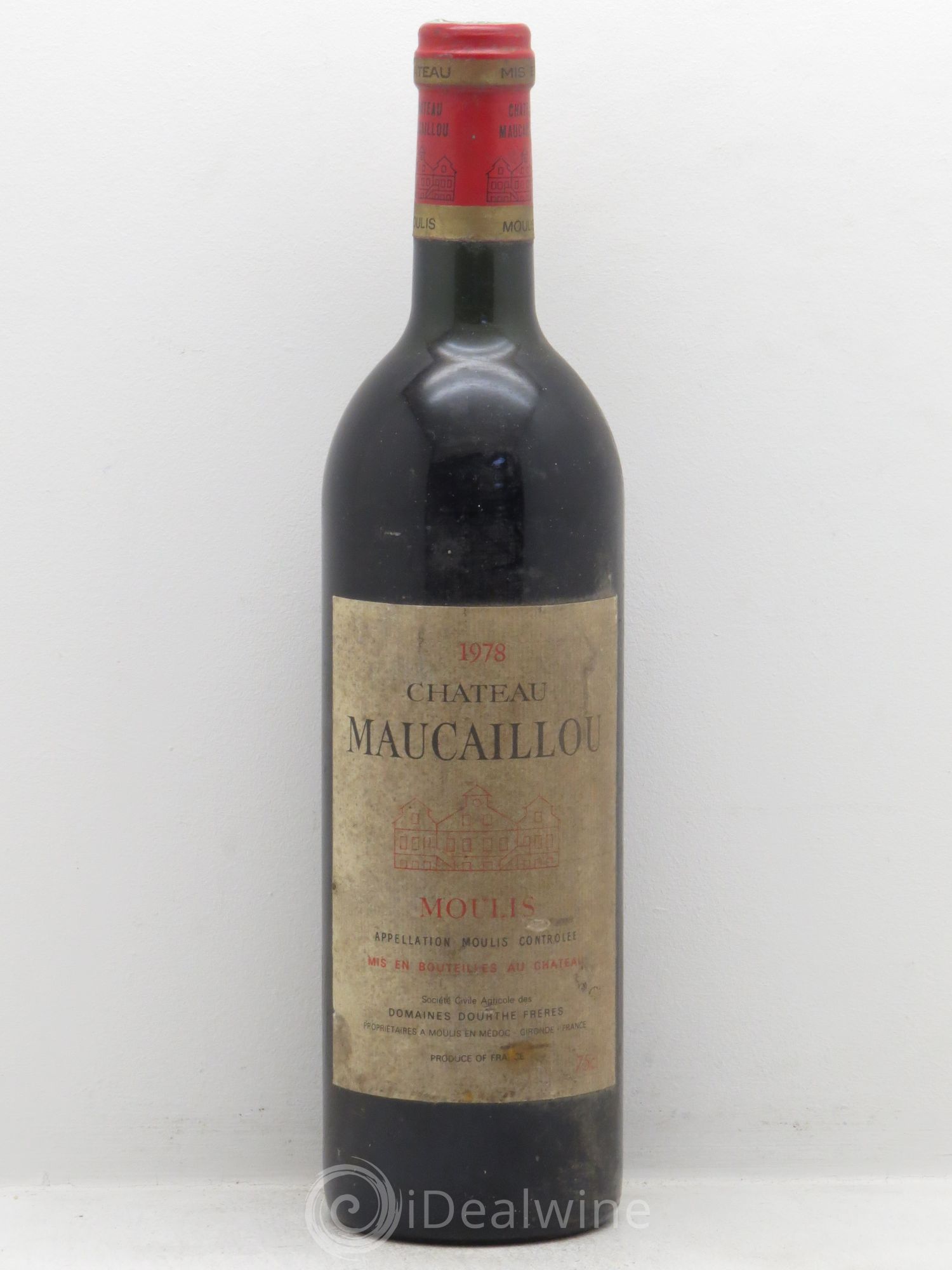 Château Maucaillou 1978 - Lot de 1 bouteille - 0