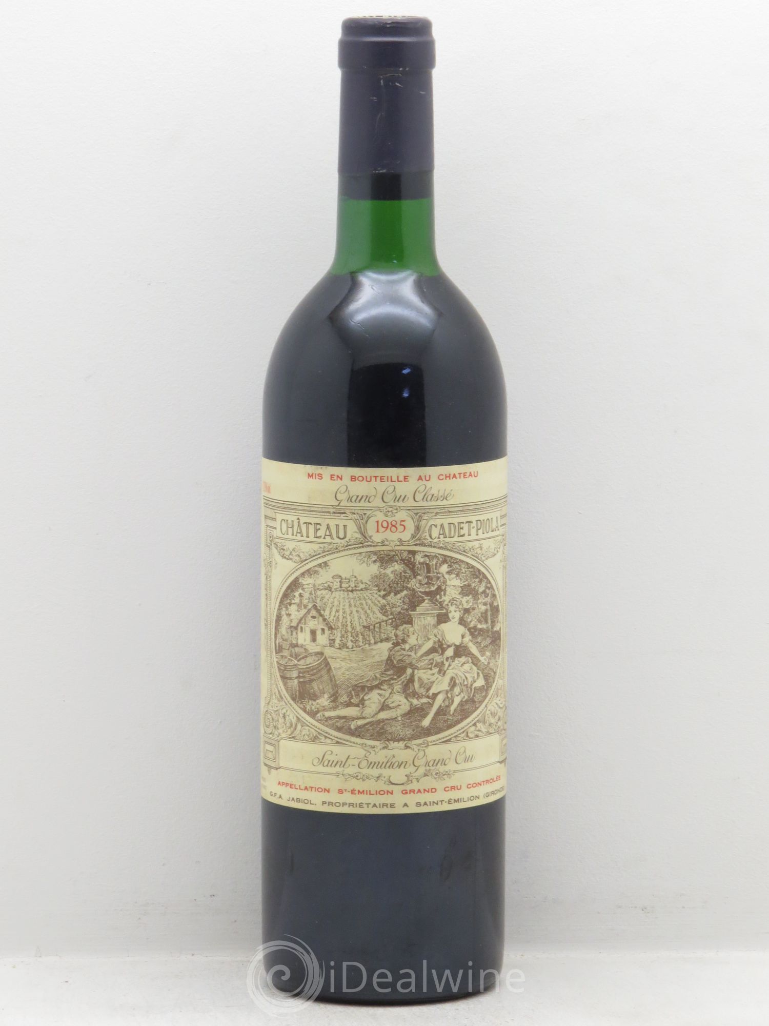 Château Cadet Piola Grand Cru Classé 1985 - Lot de 1 bouteille - 0