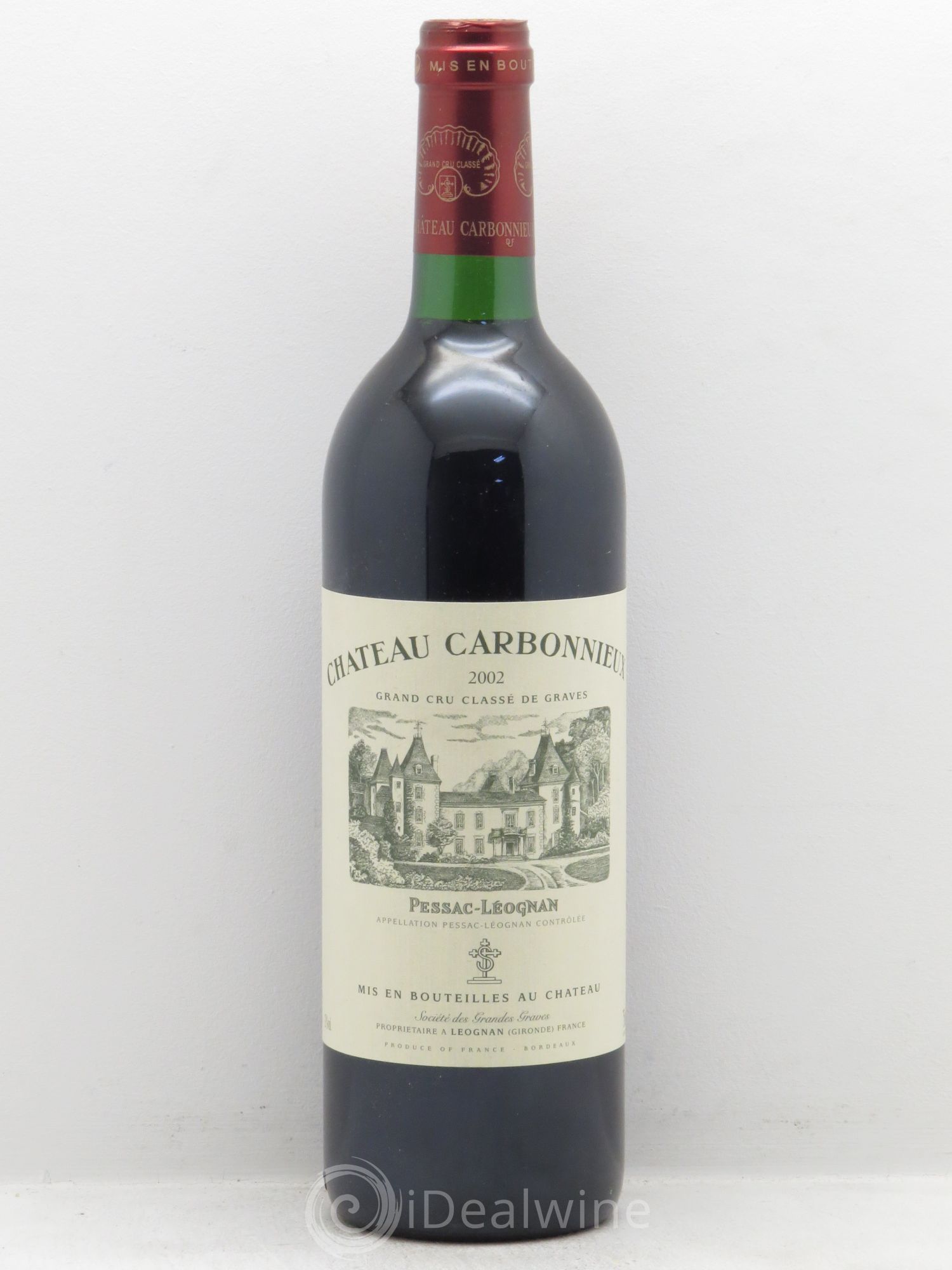 Château Carbonnieux Cru Classé de Graves 2002 - Lot de 1 bouteille - 0