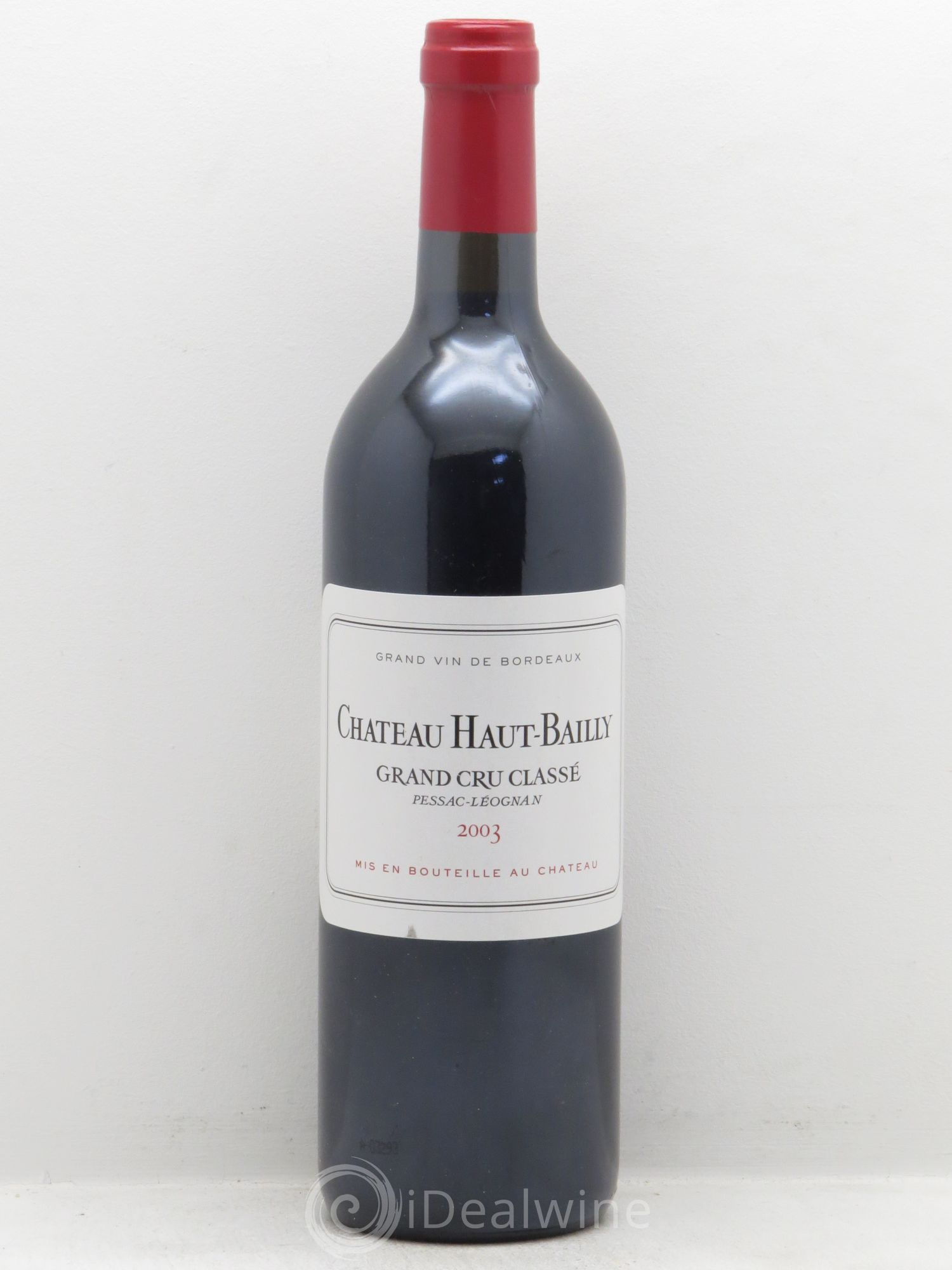 Château Haut-Bailly Cru Classé de Graves 2003 - Lot de 1 bouteille - 0