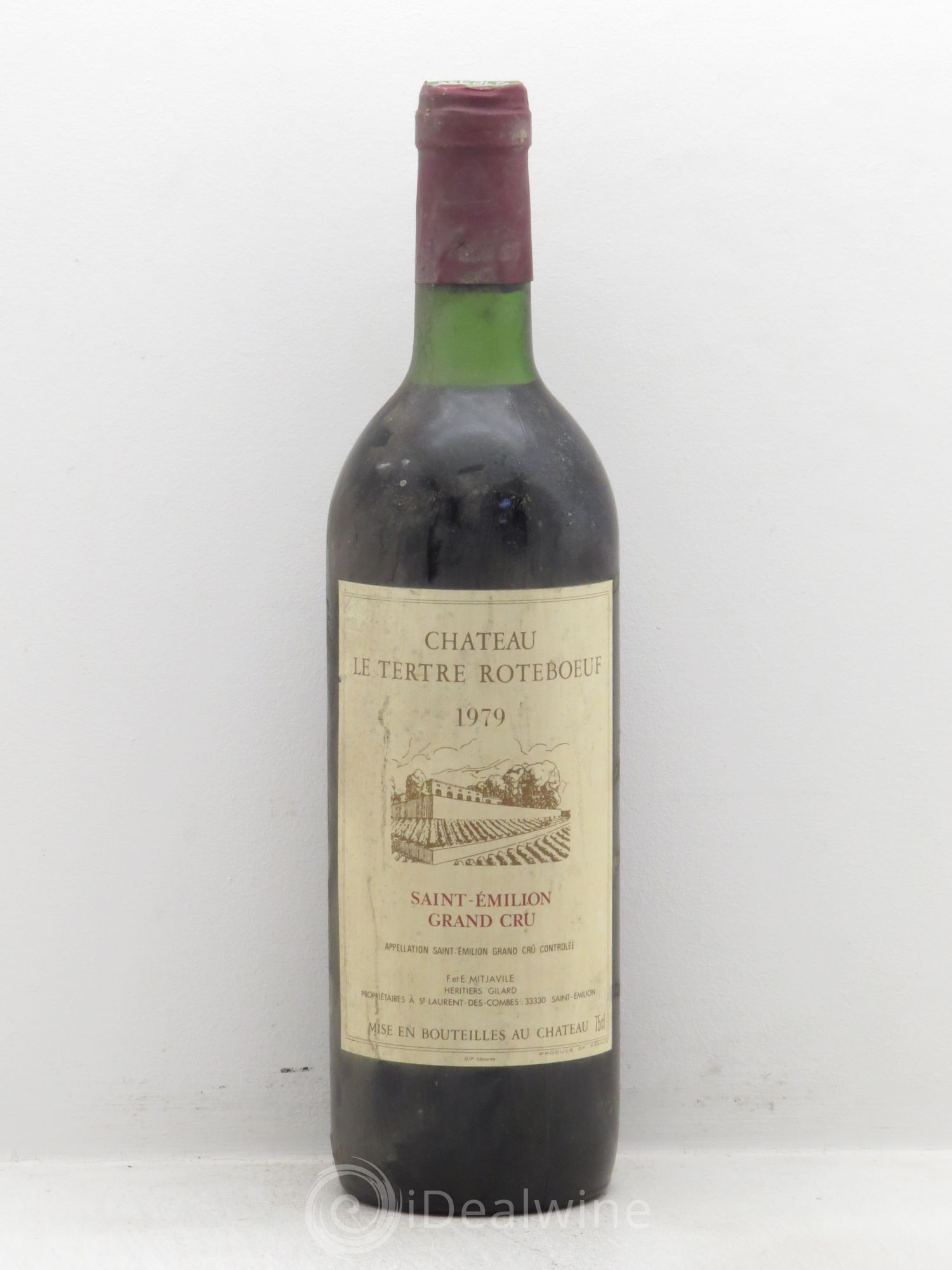 Château Tertre Roteboeuf 1979 - Lot de 1 bouteille - 0
