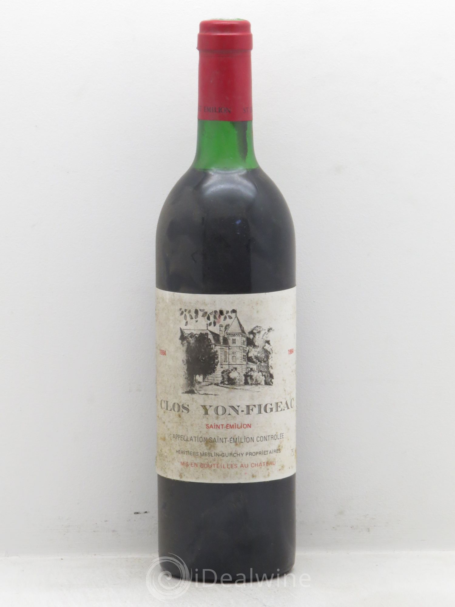 Château Yon Figeac Grand Cru Classé 1984 - Lot de 6 bouteilles - 0