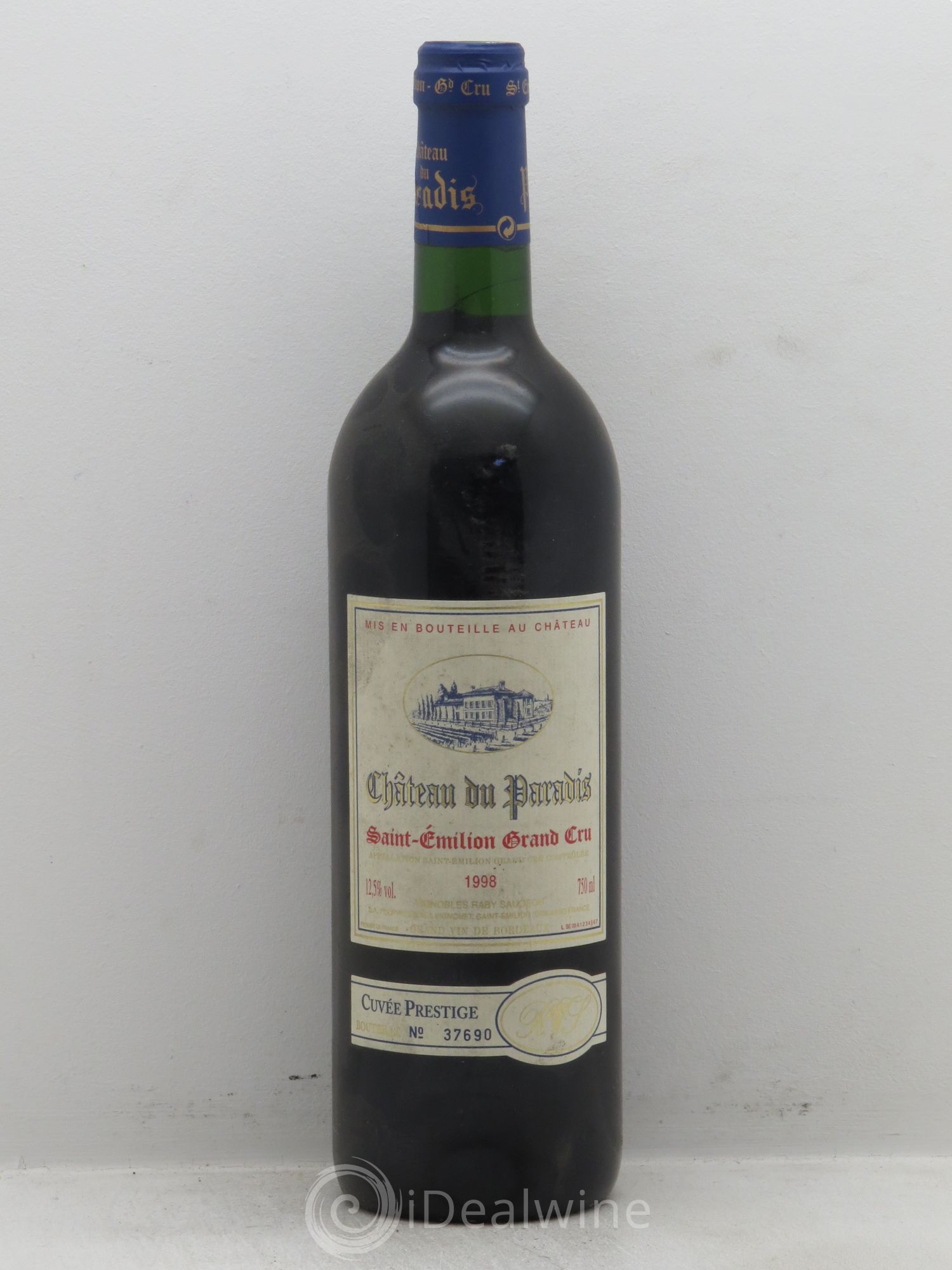 Saint-Émilion Château du Paradis (sans prix de réserve) 1998 - Lot de 1 bouteille - 0