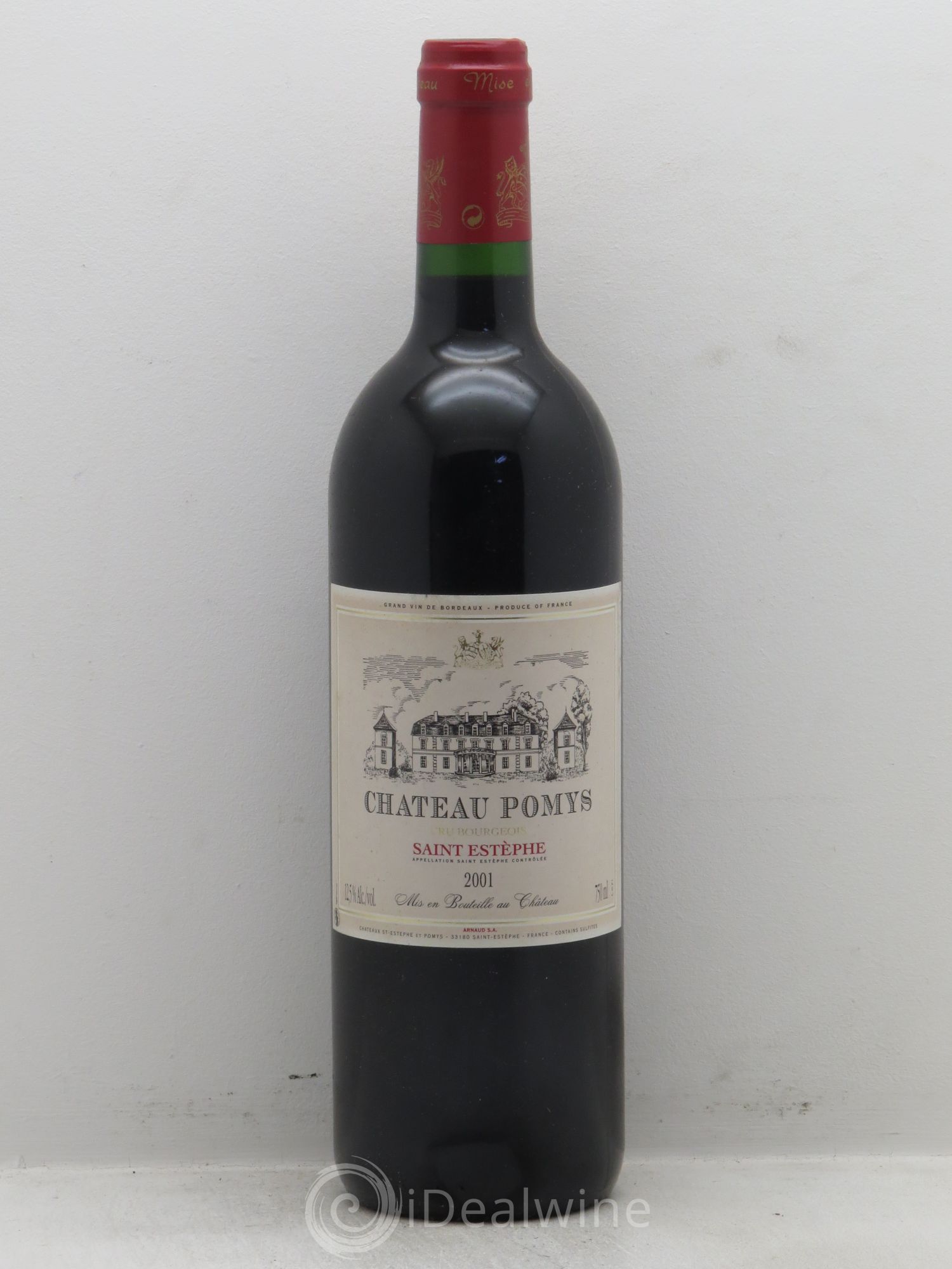 Château Pomys Cru Bourgeois (sans prix de réserve) 2001 - Lot de 1 bouteille - 0