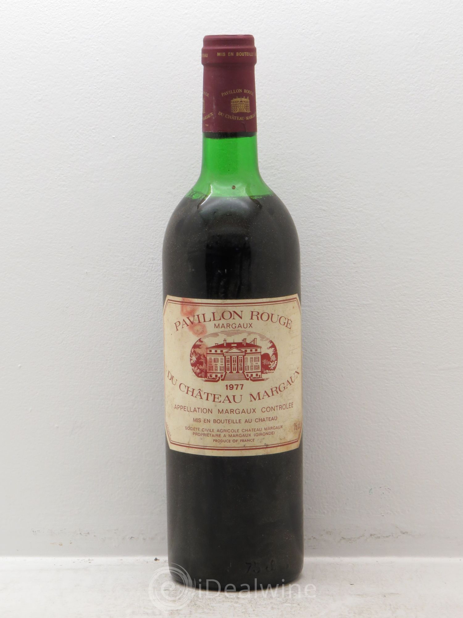Pavillon Rouge du Château Margaux Second Vin (sans prix de réserve) 1977 - Lot de 1 bouteille - 0